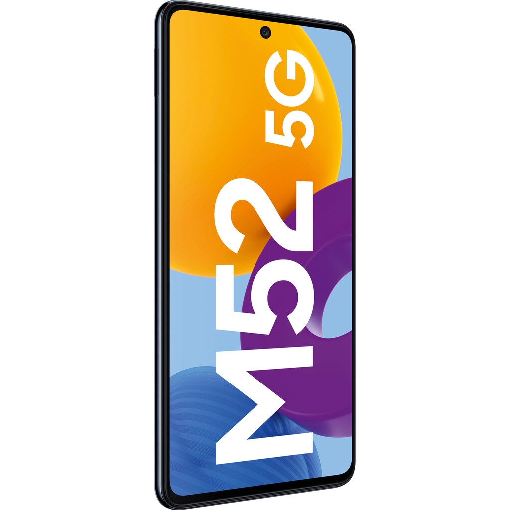 Samsung Smartphone »Galaxy M52 5G«, schwarz, 16,95 cm/6,7 Zoll, 128 GB Speicherplatz, 64 MP Kamera