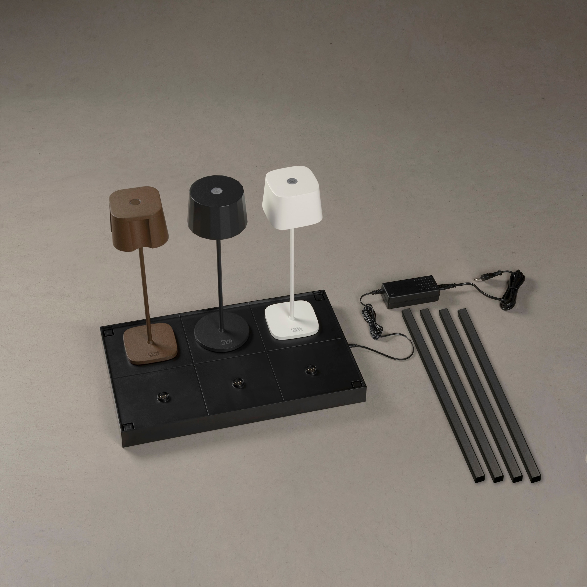 KONSTSMIDE LED Tischleuchte »Ladestation«, Ladestation für USB-Tischleuchten inkl. Transformator