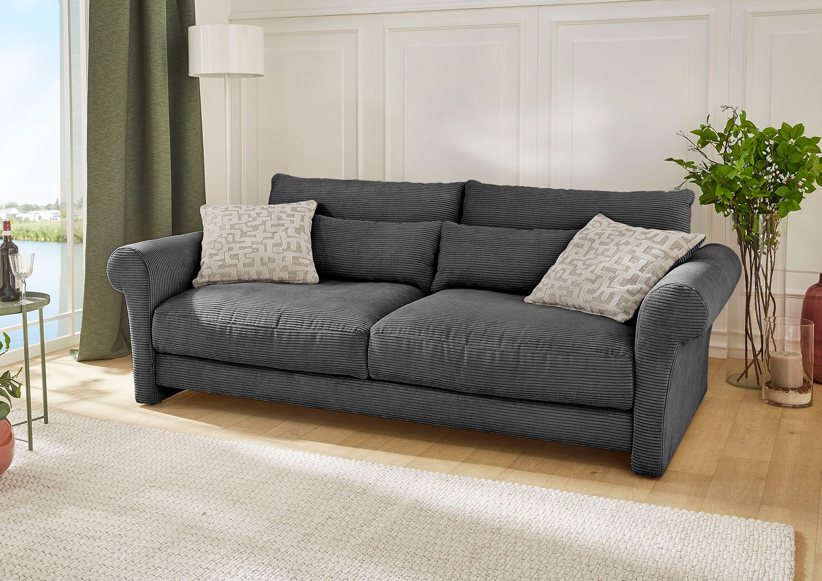 Big-Sofa Raten Cord auf Sitzgefühl,Bezug in »Maxima«, bestellen Jockenhöfer Gruppe Federkern,Schaumflocken,hervorragendes
