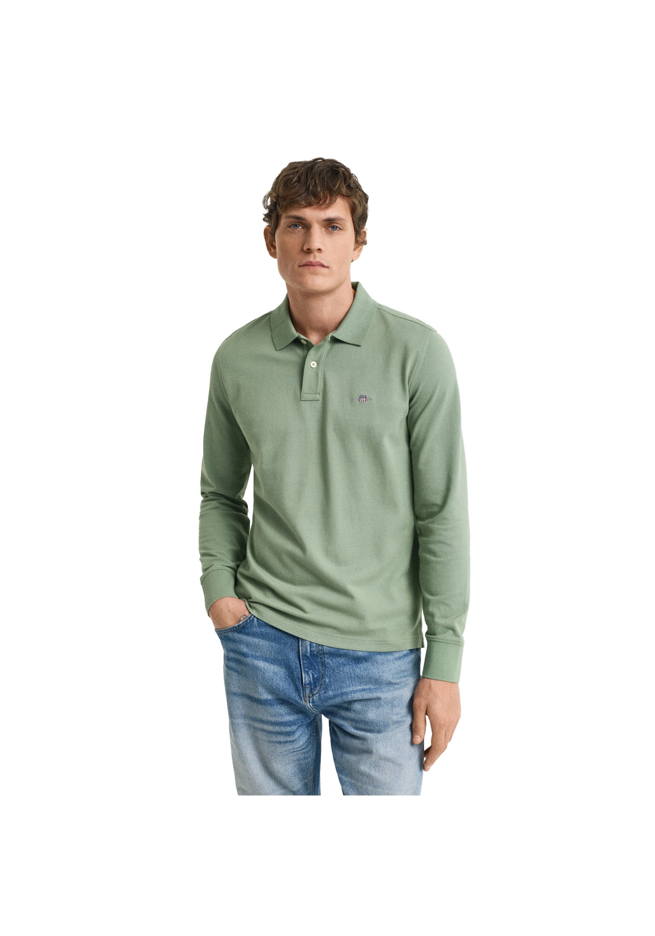 Gant Poloshirt »Poloshirt Regular Shield Longsleeve Pique Rugger 1er Pack«