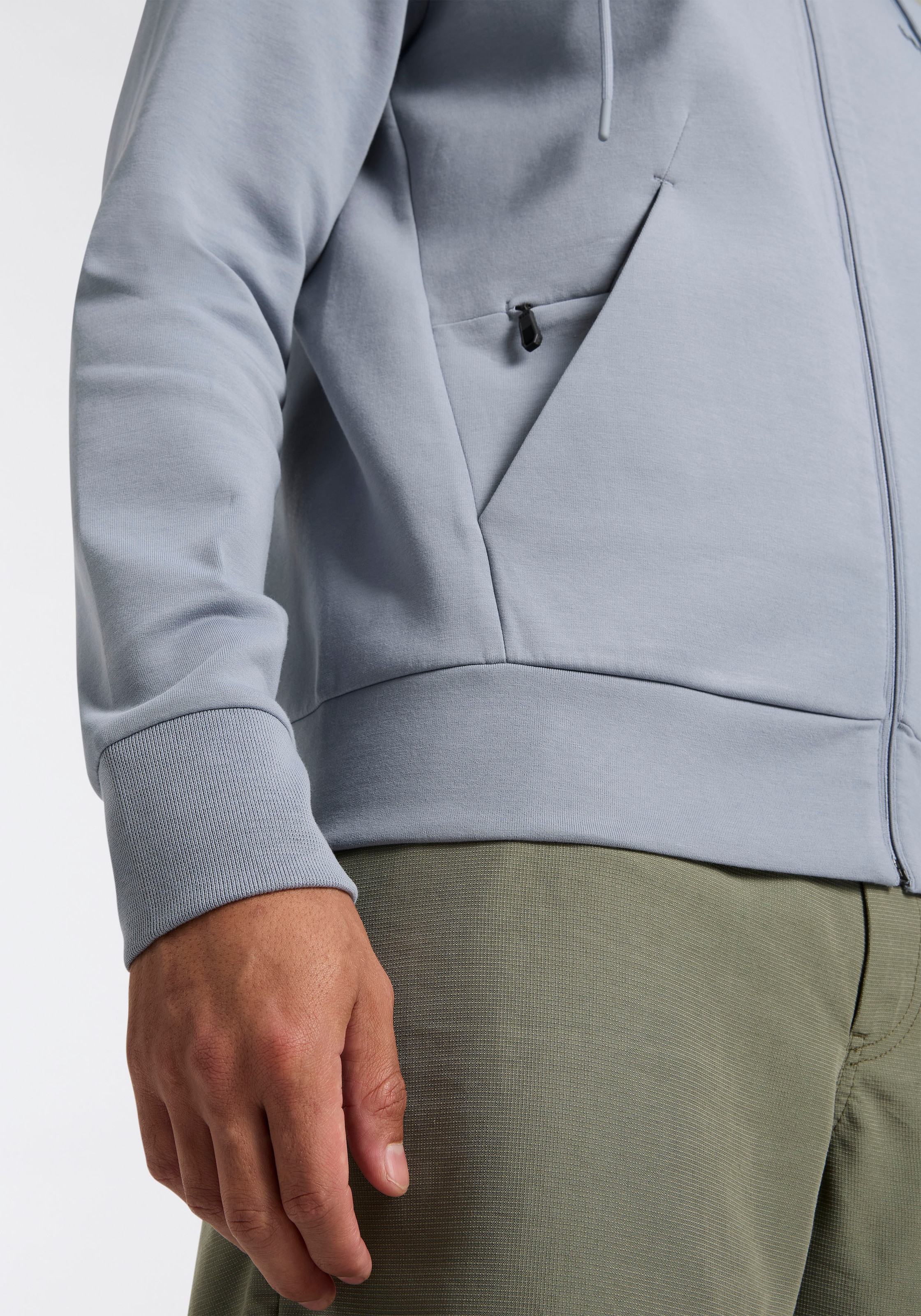 BOSS GREEN Kapuzensweatjacke »Saggy«, mit BOSS Aufdruck