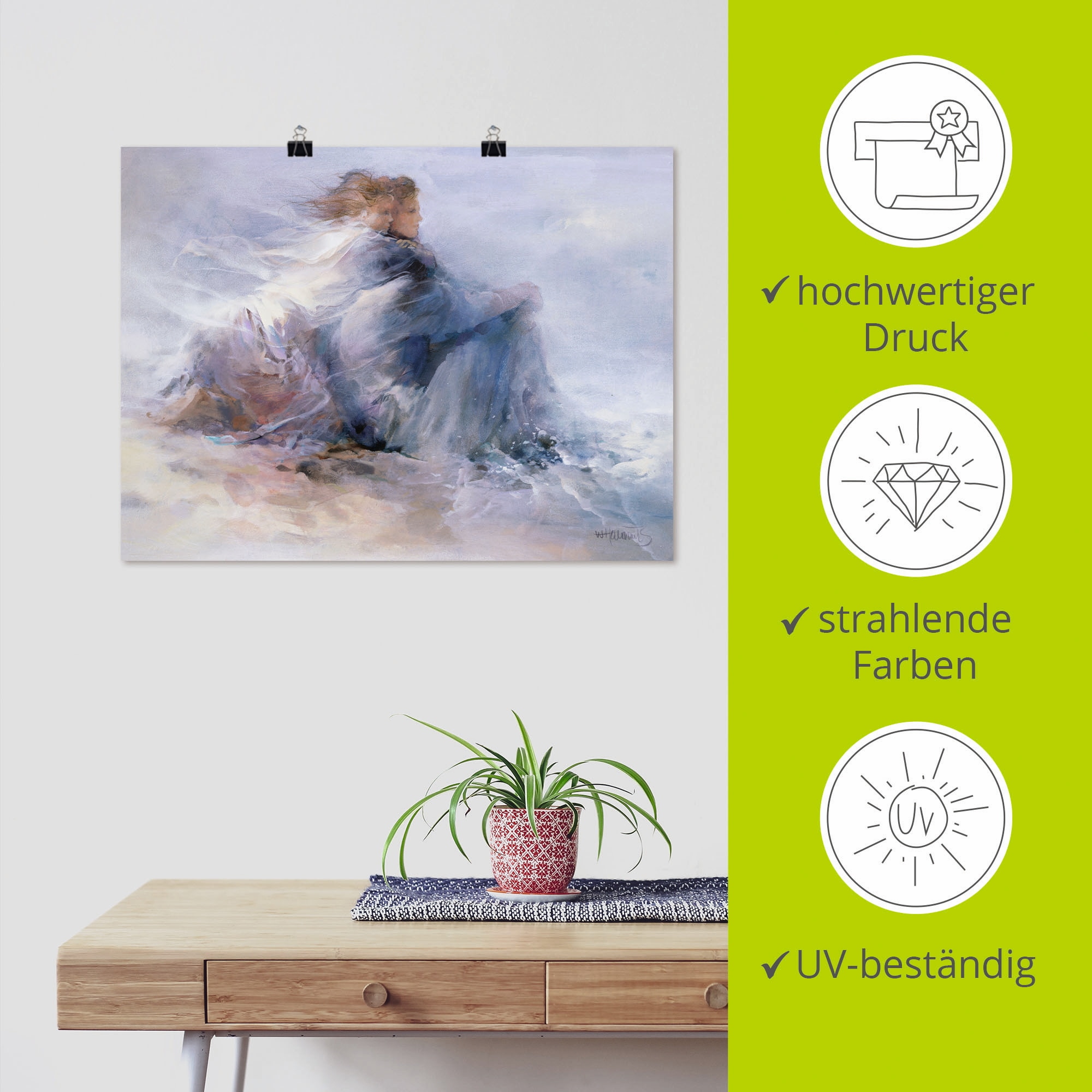 Artland Wandbild »Endlose Freiheit« Paar 1 Stk. tlg. als Leinwandbild, Poster in verschied. Größen