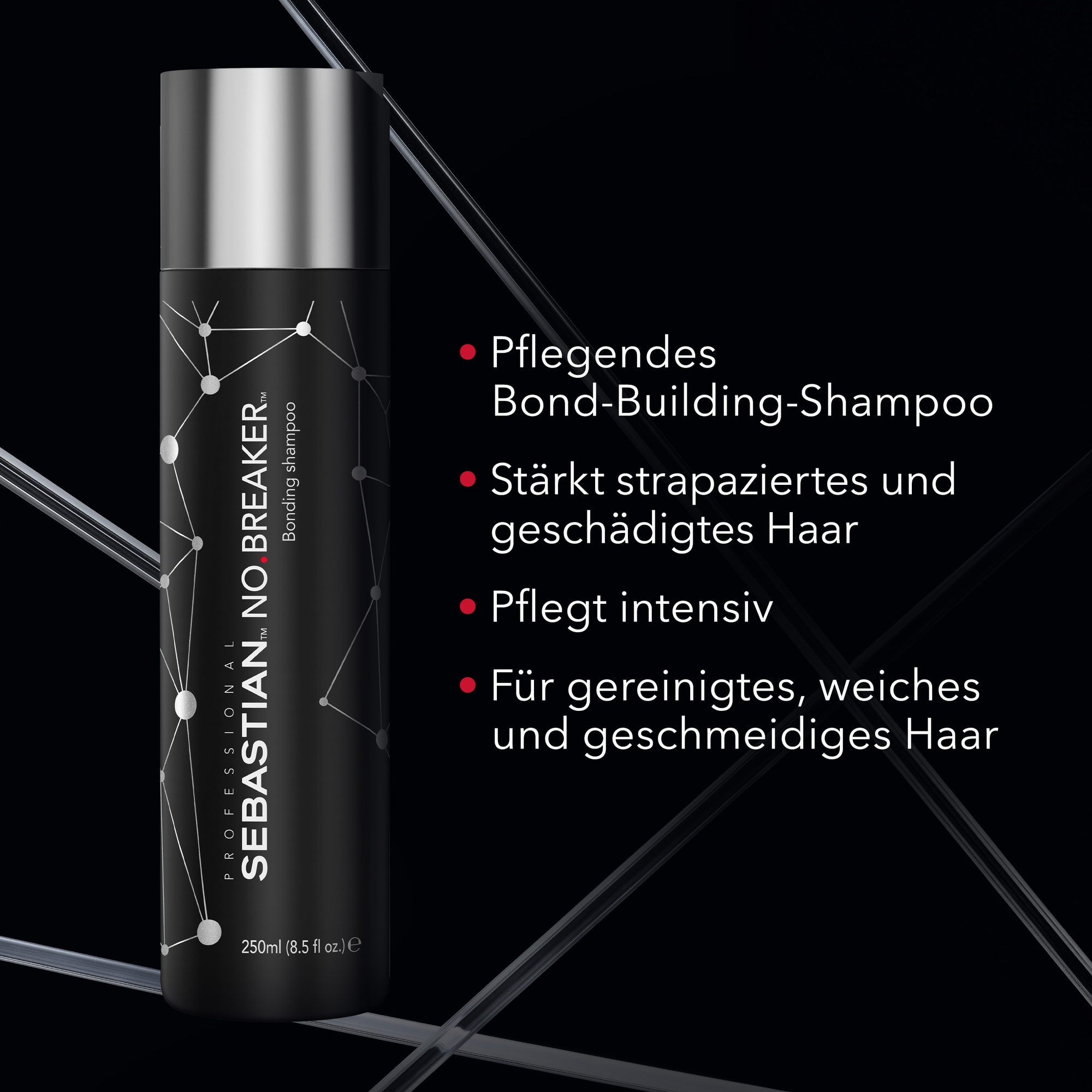 Sebastian Professional Haarshampoo »NoBreaker Shampoo« gegen Haarbruch, stärkt das Haar, ultimativer Glanz