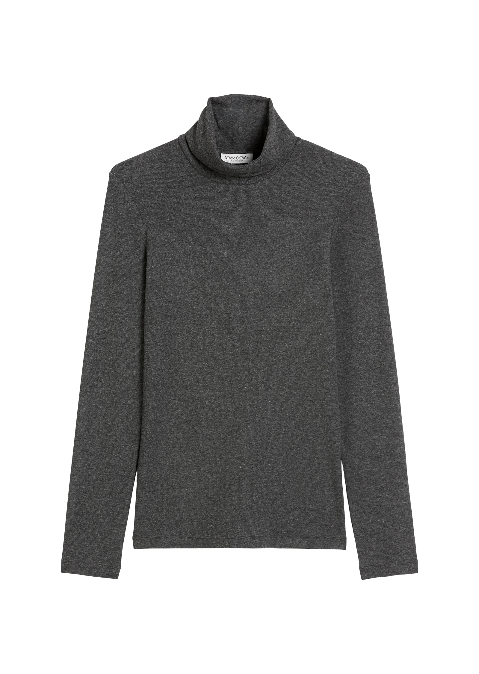 Marc O'Polo Rollkragenshirt regular fit, aus soft geripptem Jersey
