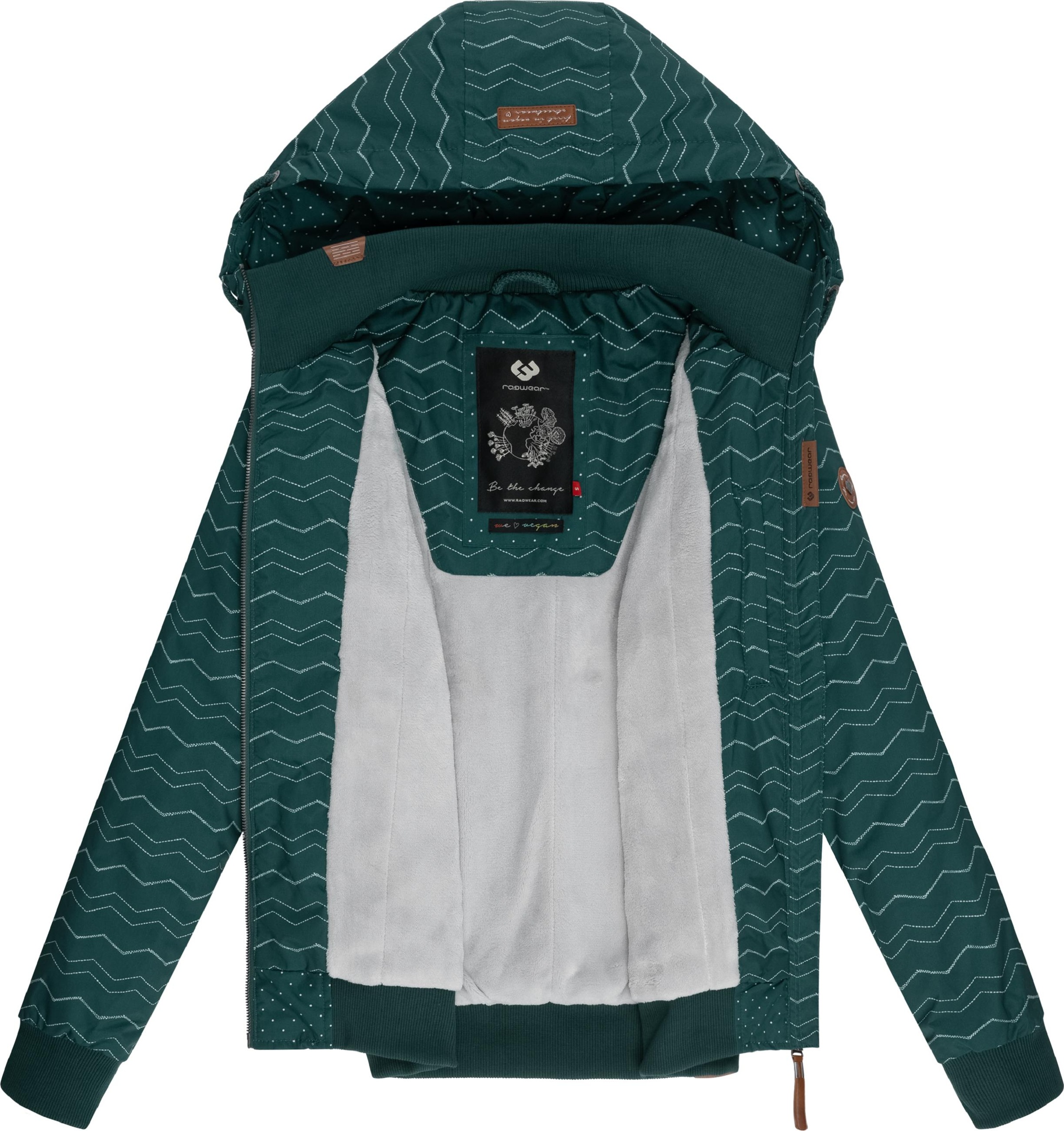 Ragwear Winterjacke »Winterjacke Nuggie Zig Zag Intl.«