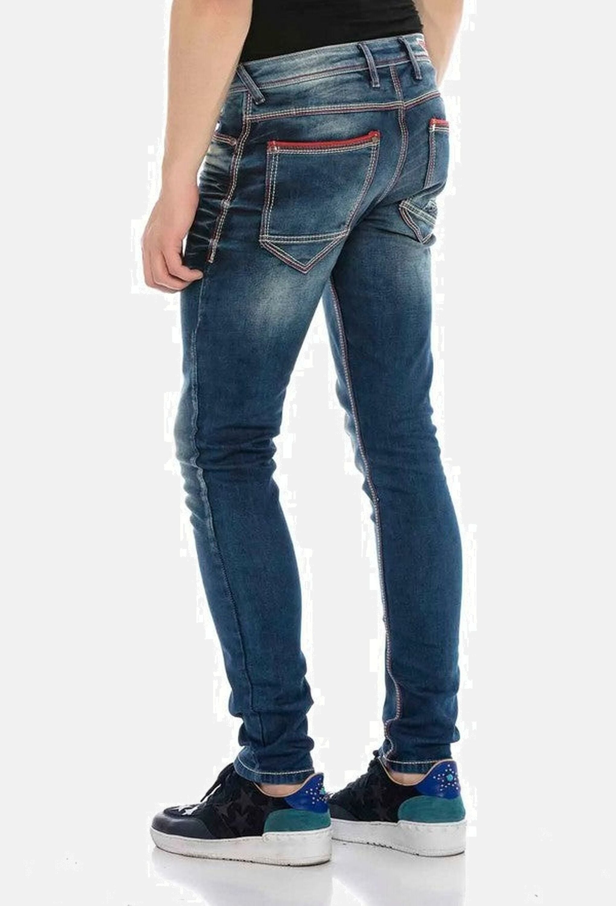 Cipo & Baxx Straight-Jeans »Cipo & Baxx Jeans« im Straight Fit-Schnitt, CD557