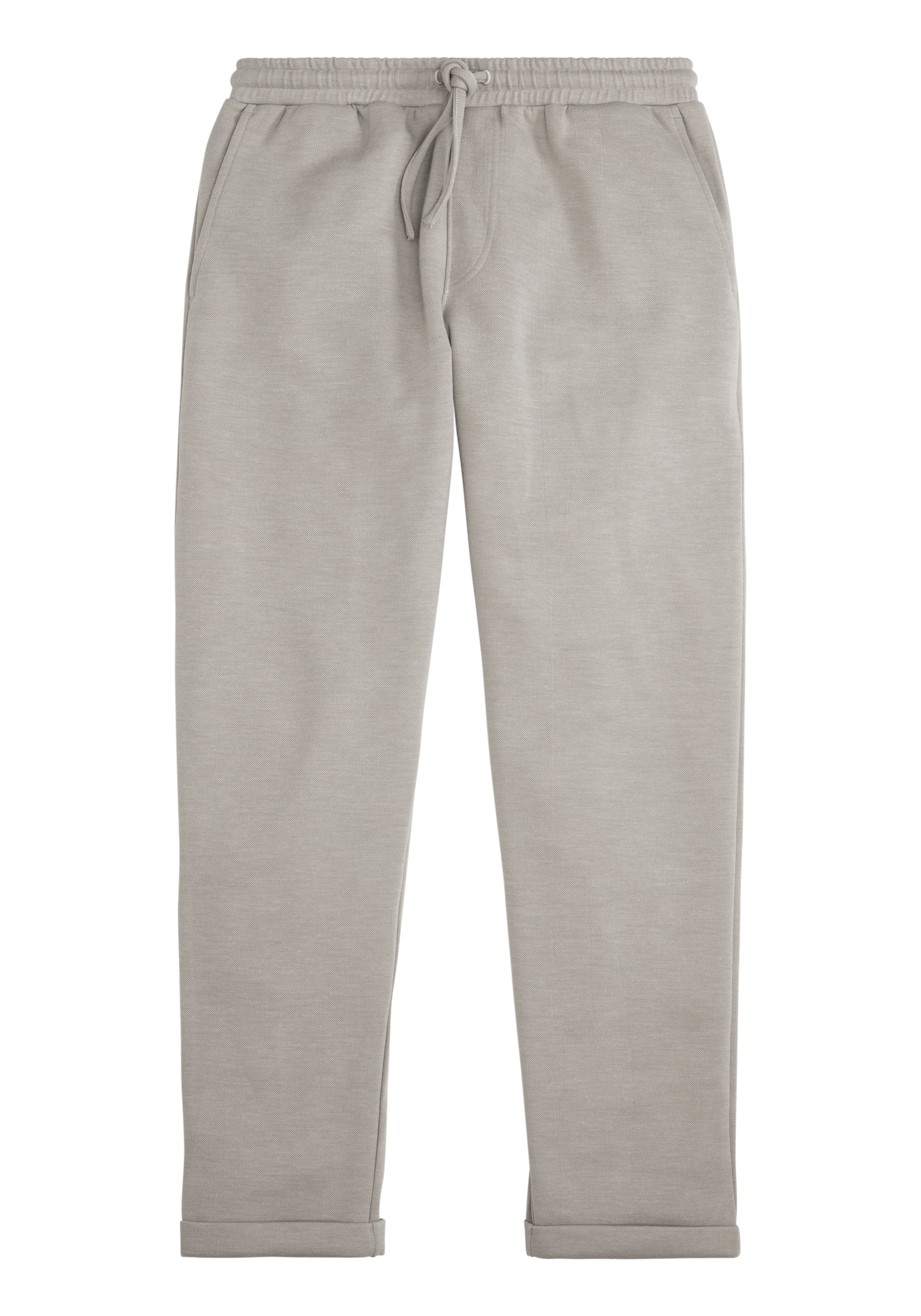 John Devin Jogger Pants »Jogg Pants«, Umschlag am Beinabschluss, aus elastischer Piqué-Qualität