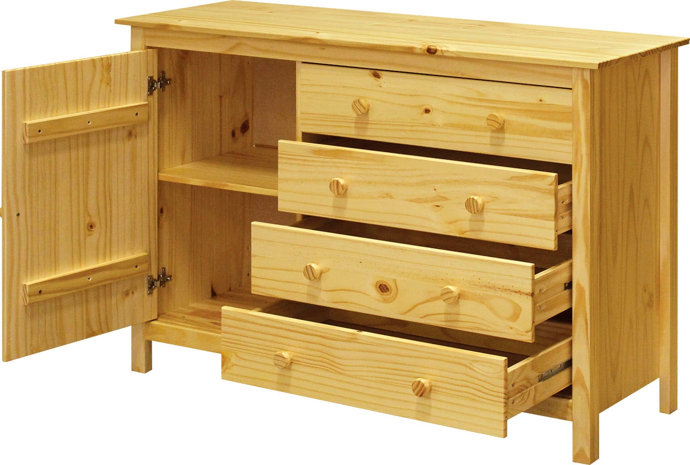Home affaire Kommode, mit sichtbarer Maserung