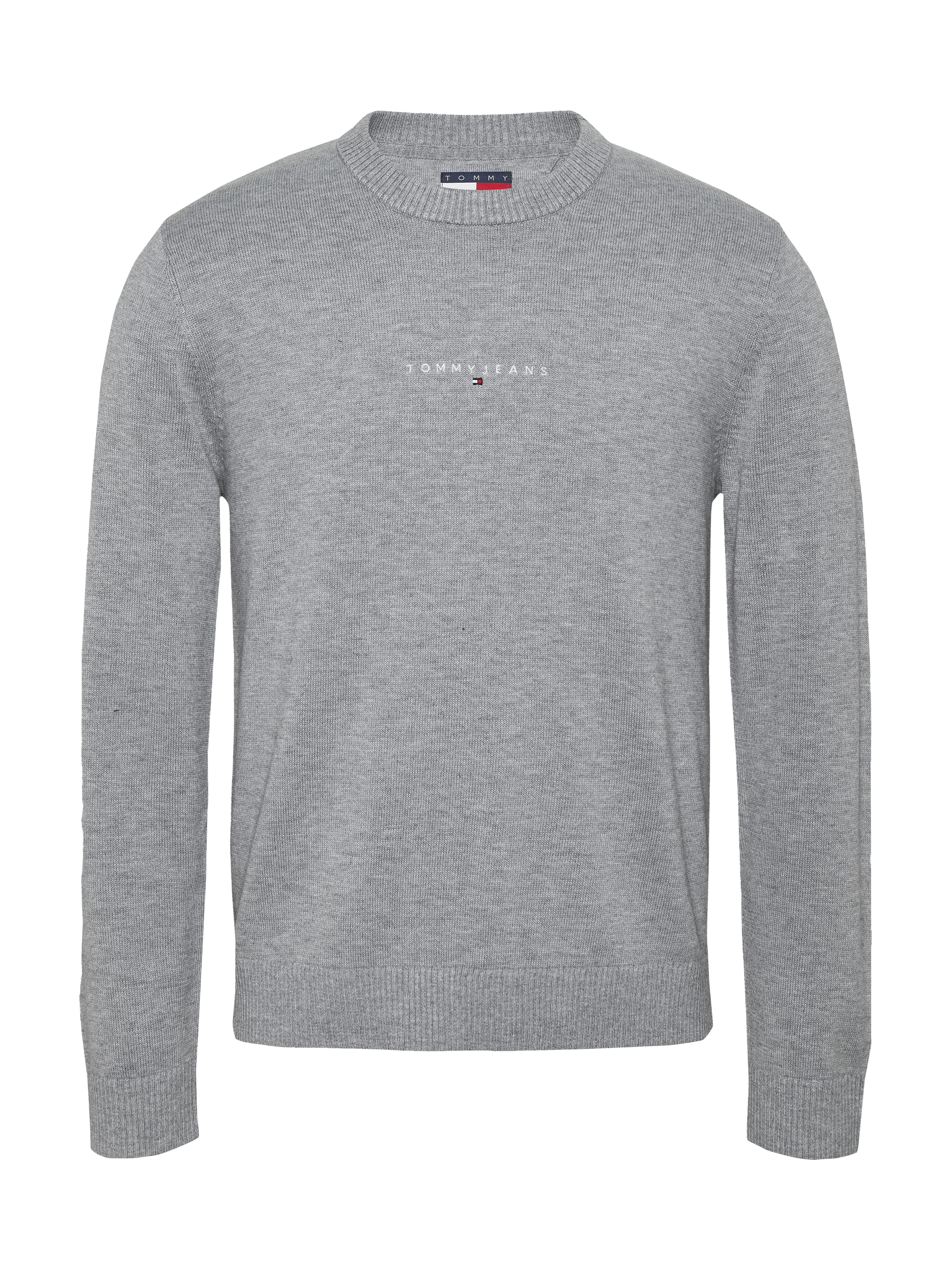 Tommy Jeans Strickpullover »TJM LINEAR SMALL CHEST SWEATER«, mit Logoschriftzug