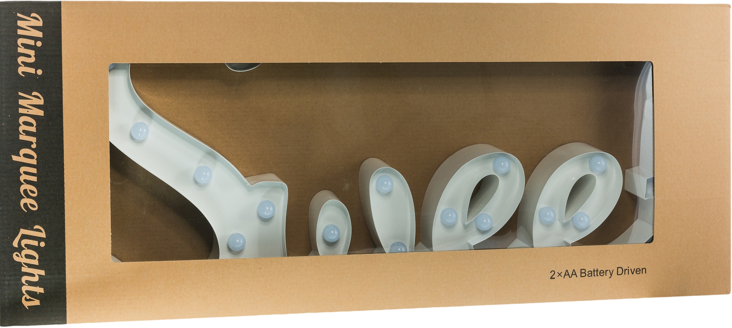 MARQUEE LIGHTS LED Dekolicht »Sweet« LED-Modul 1 Stk. Warmweiß Wandlampe, Tischlampe Schriftzug Süß mit 26 Leuchtmittel - 57x31 cm