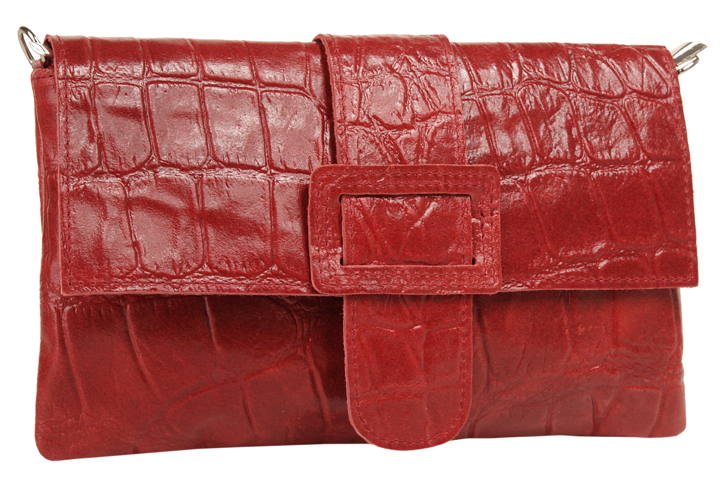 Cluty Abendtasche echt Leder, Made in Italy