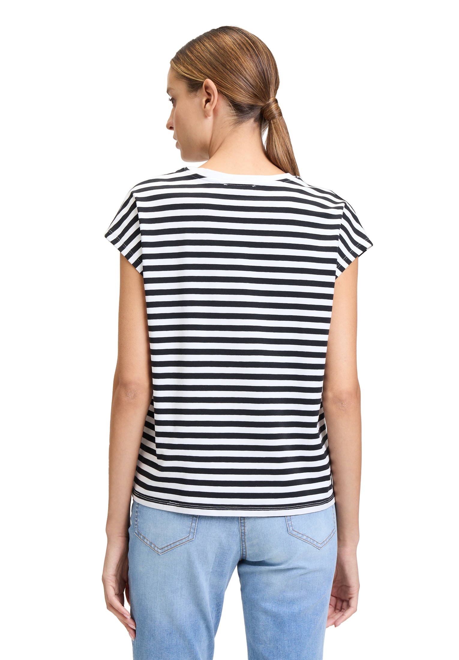 Betty Barclay Kurzarmshirt »Basic Shirt mit Streifen«
