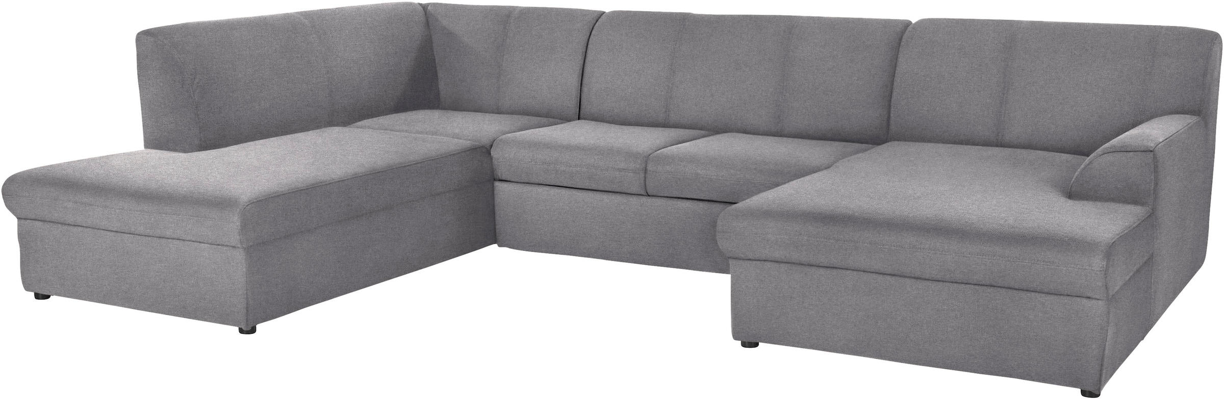 DOMO collection Wohnlandschaft »Topper, elegant und zeitlos, komfortabel, U-Form« wahlweise mit Bettfunktion