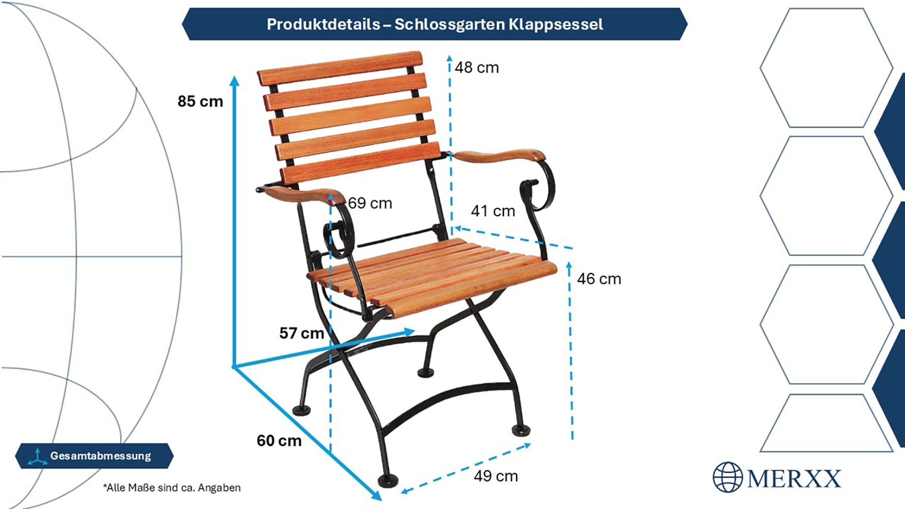 MERXX Garten-Essgruppe »Schloßgarten«