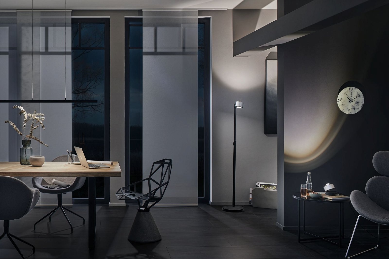 Paulmann LED Tischleuchte »Aldan 1x3,5W Schwarz/Alu gebürstet 230V Aluminium«, 1 flammig, dimmbar
