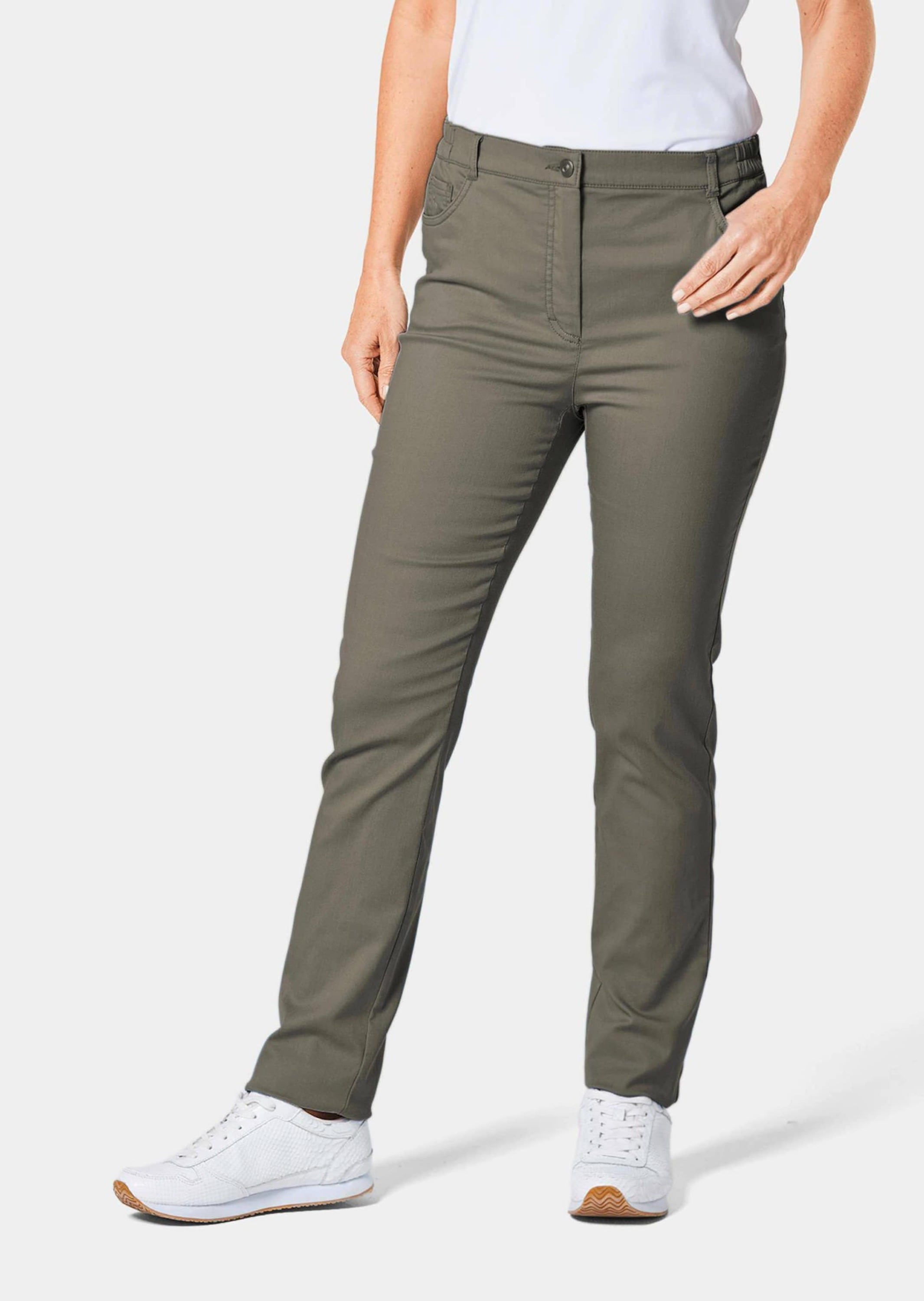 GOLDNER 2-in-1-Hose »Kurzgröße Freizeithose mit Teildehnbund«  Ohne