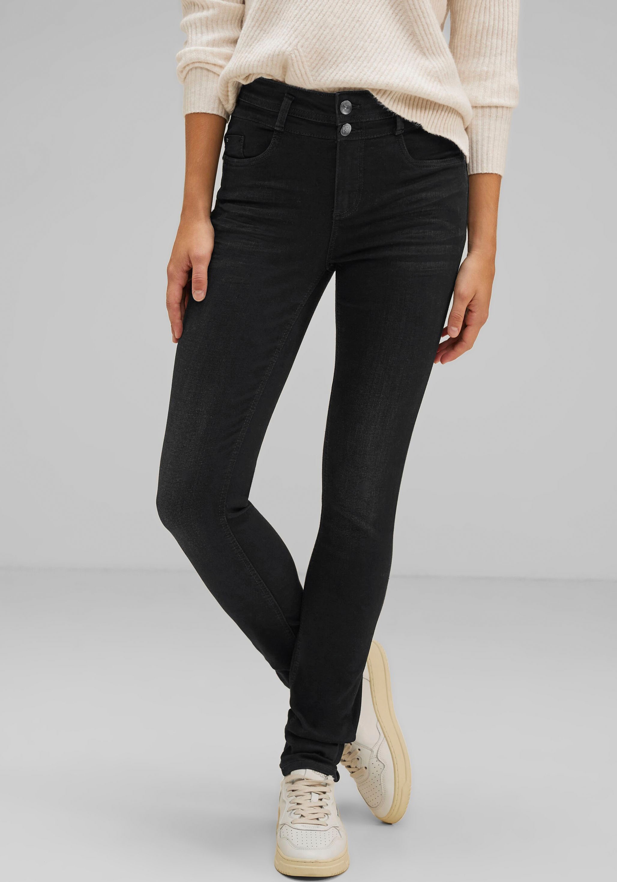 STREET ONE Slim-fit-Jeans, im Style York