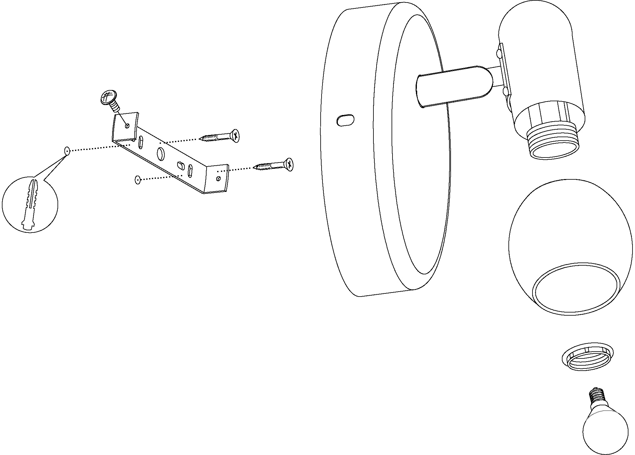 EGLO Deckenspot »POLLICA Deckenstrahler, Stahl, Glas, E14, IP20, Wohnzimmerlampe, Lampe« E14 Spot für Wohnzimmer, Flur oder Schlafzimmer