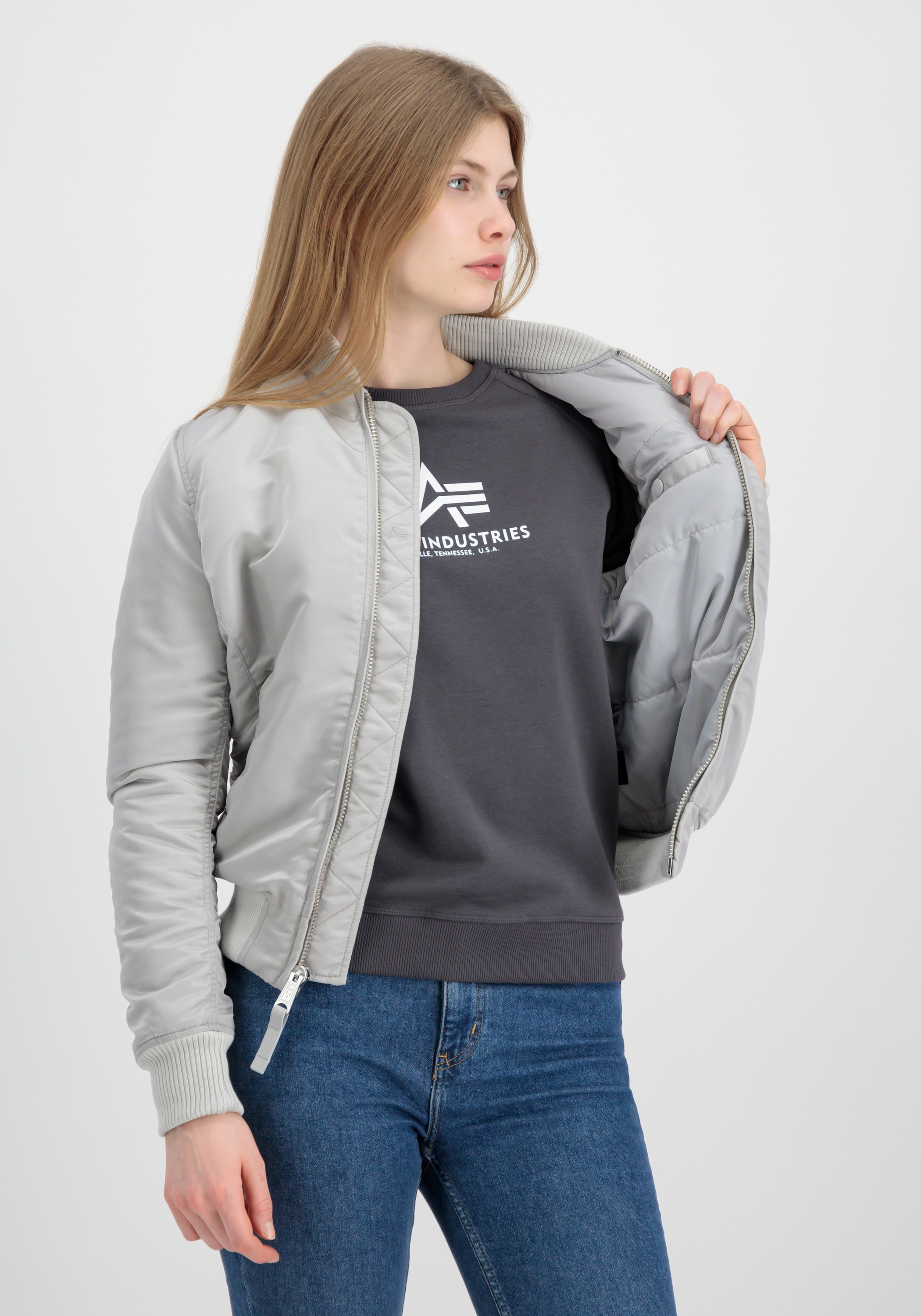 Alpha Industries Bomberjacke »Alpha Industries Women - Bomber Jackets MA-1 VF Vintage Fit 59 W«