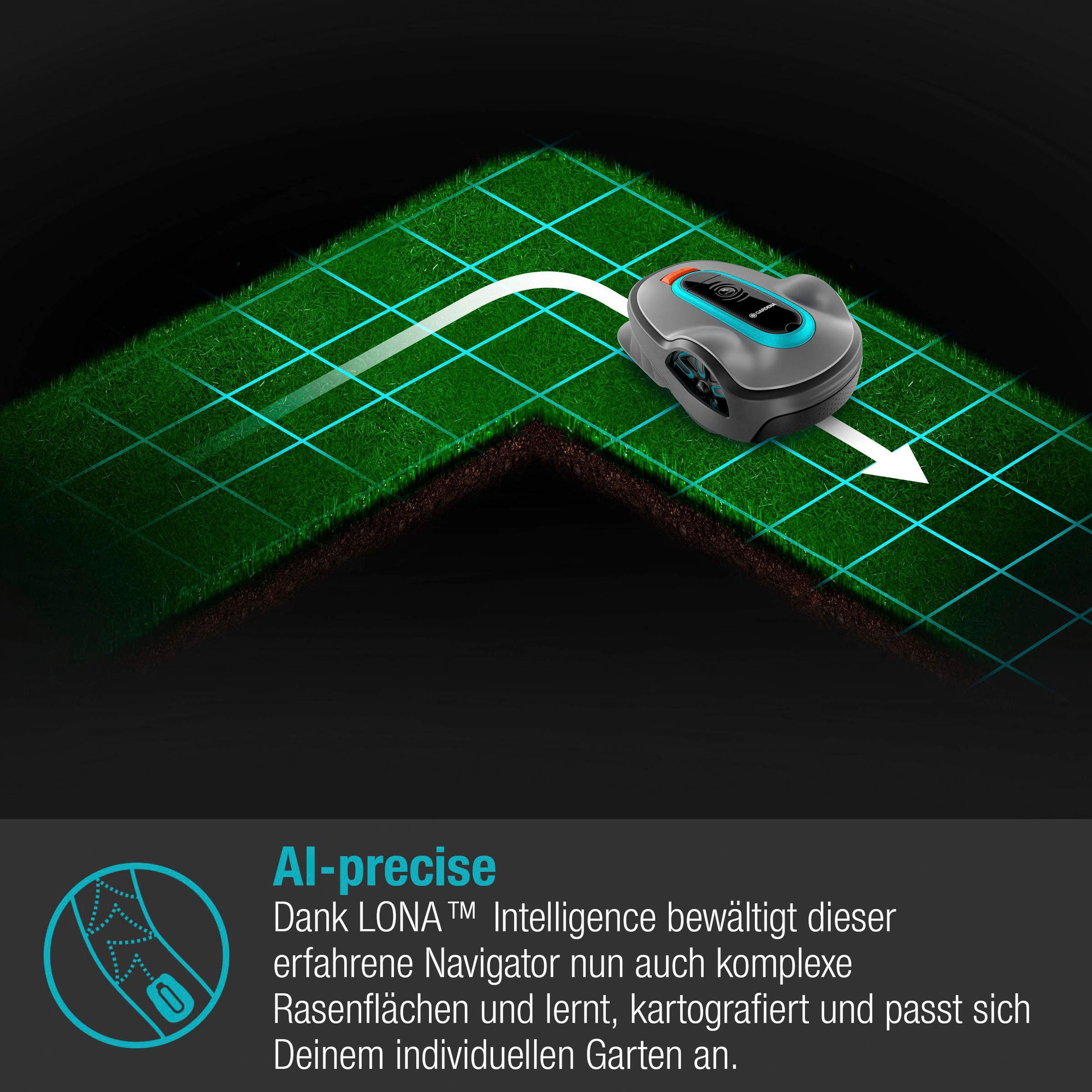 GARDENA Rasenmähroboter »smart SILENO life, 19704-60«, (Set), Bedienung über Tastenfeld und Display oder smart App