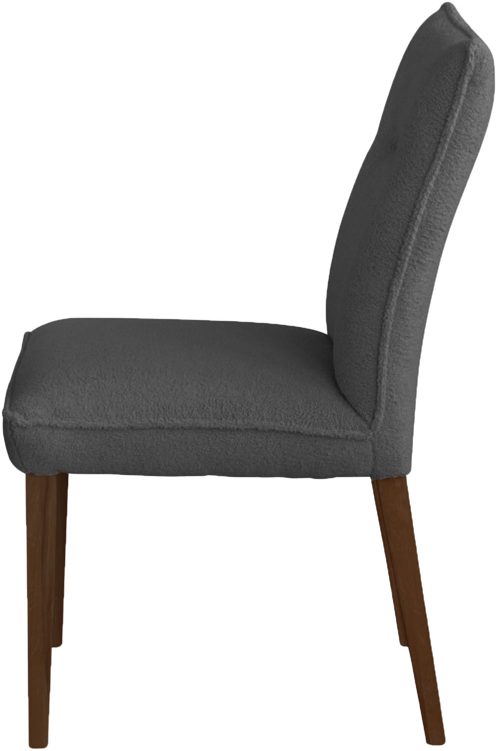 Home affaire 4-Fußstuhl »Atena«, (Set), 2 St., Luxus-Microfaser Teddyoptik, Gestell aus Massivholz Buche, Bezug Teddyoptik