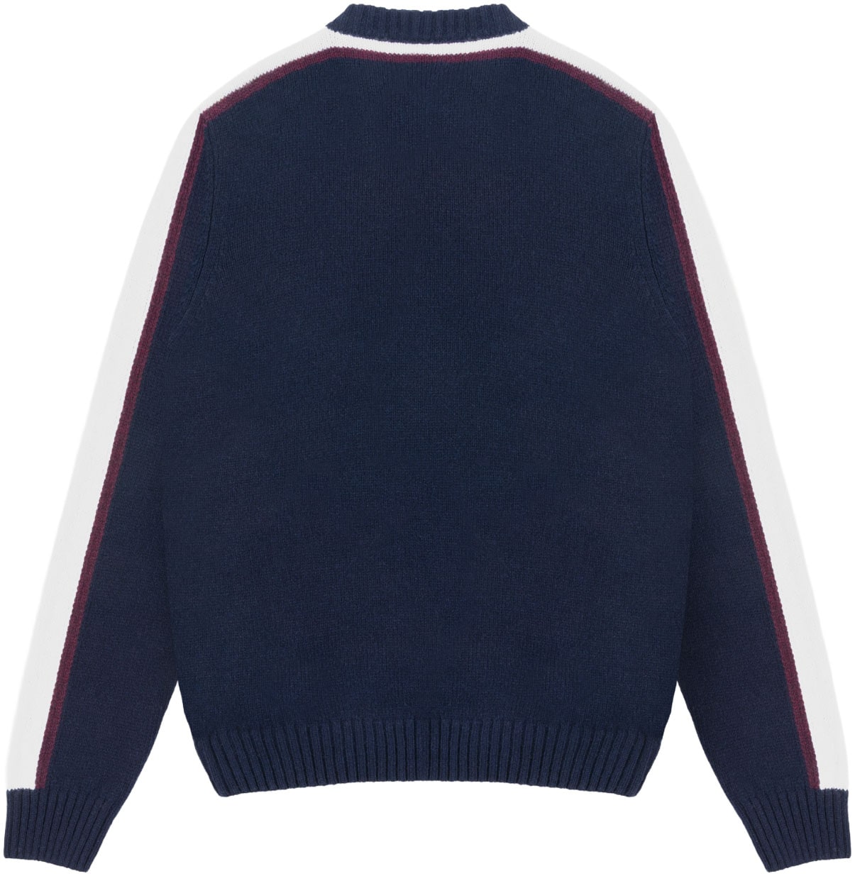 Colmar Strickpullover weiche Wollmischung, Regular Fit, Kontraststreifen