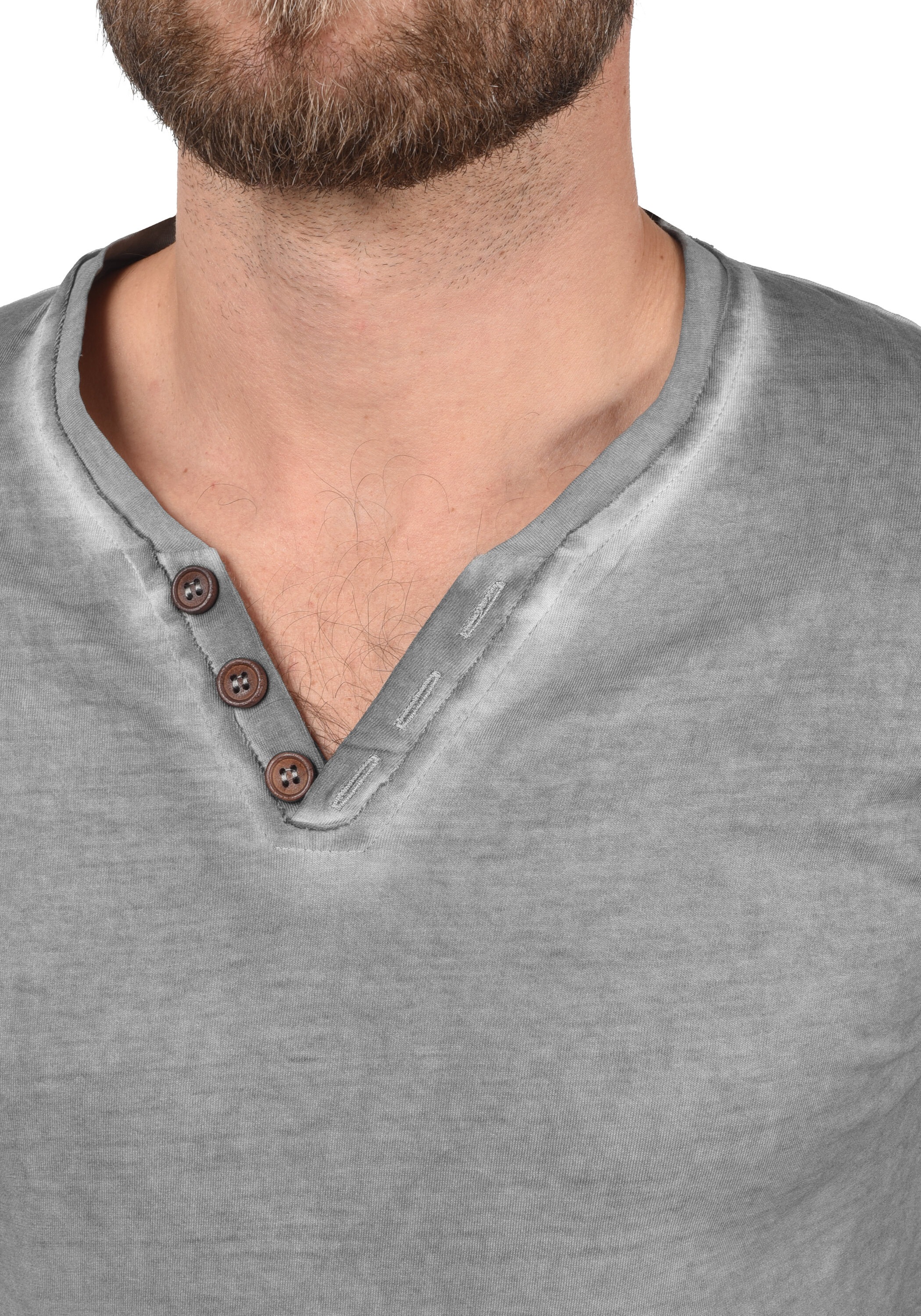 !Solid V-Shirt »V-Shirt SDTinox«