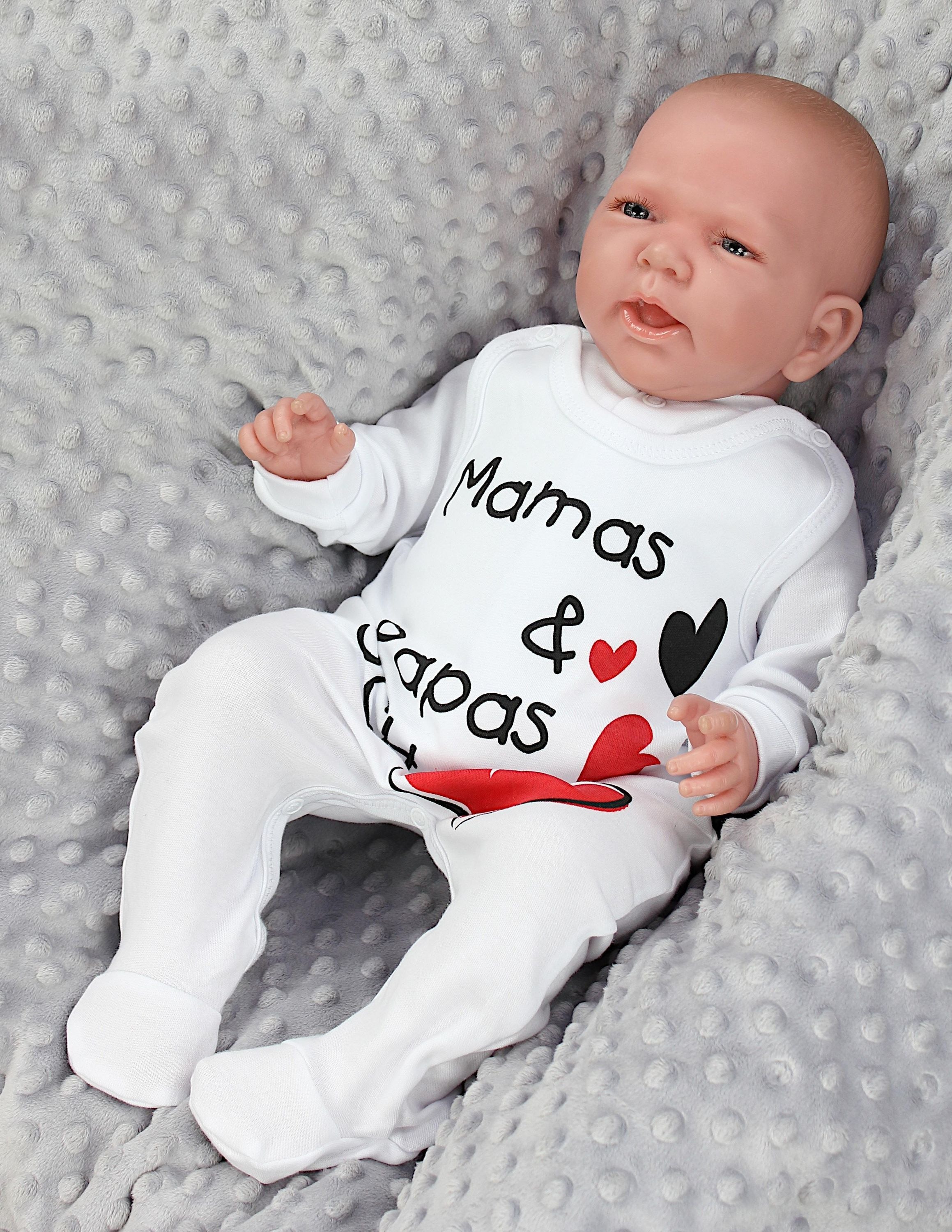 TupTam Strampler »Strampler Baby Strampler Set mit Spruch«