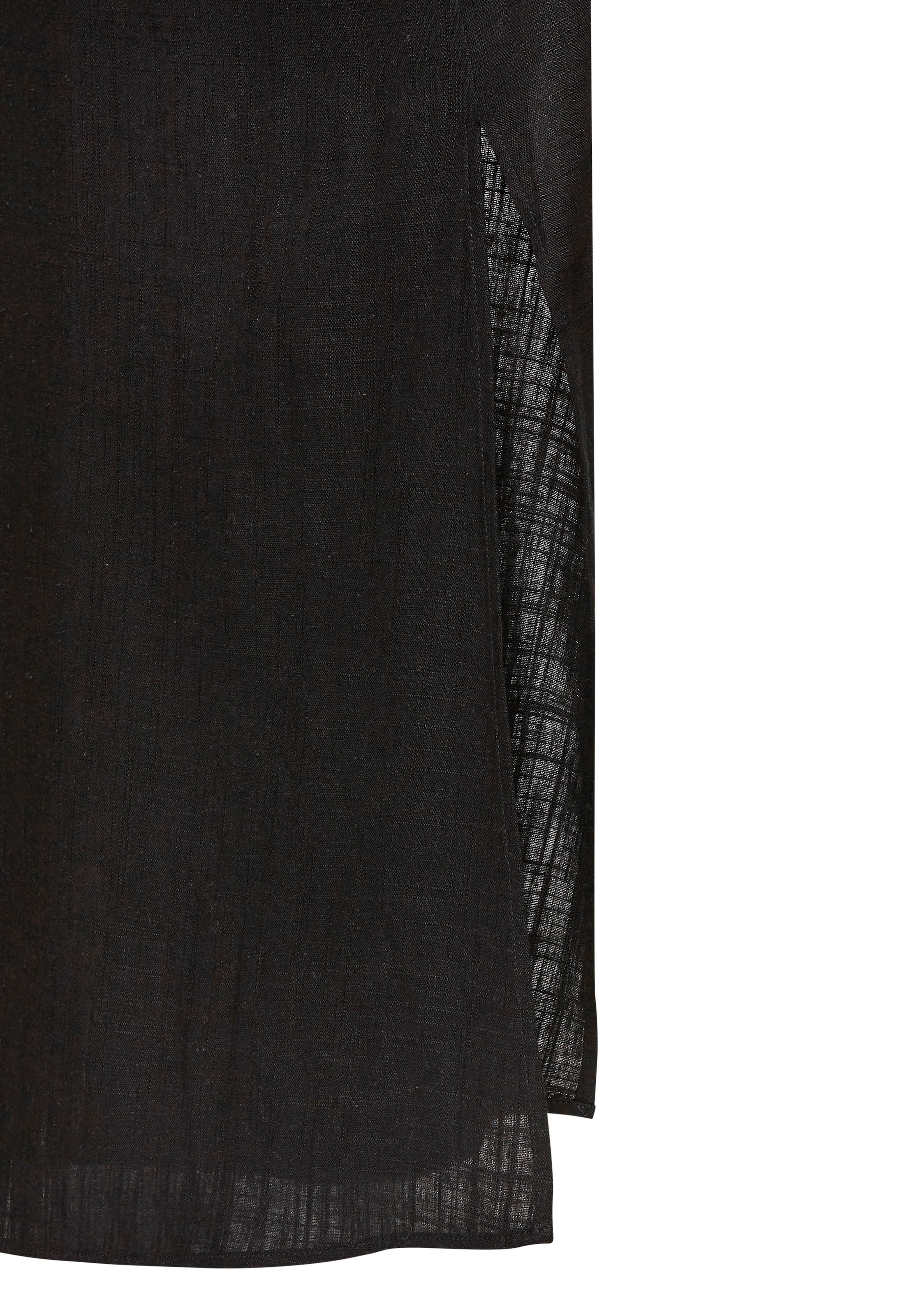 LASCANA Maxikleid, mit breiten Trägern aus Webware in Leinenoptik, sommerlich