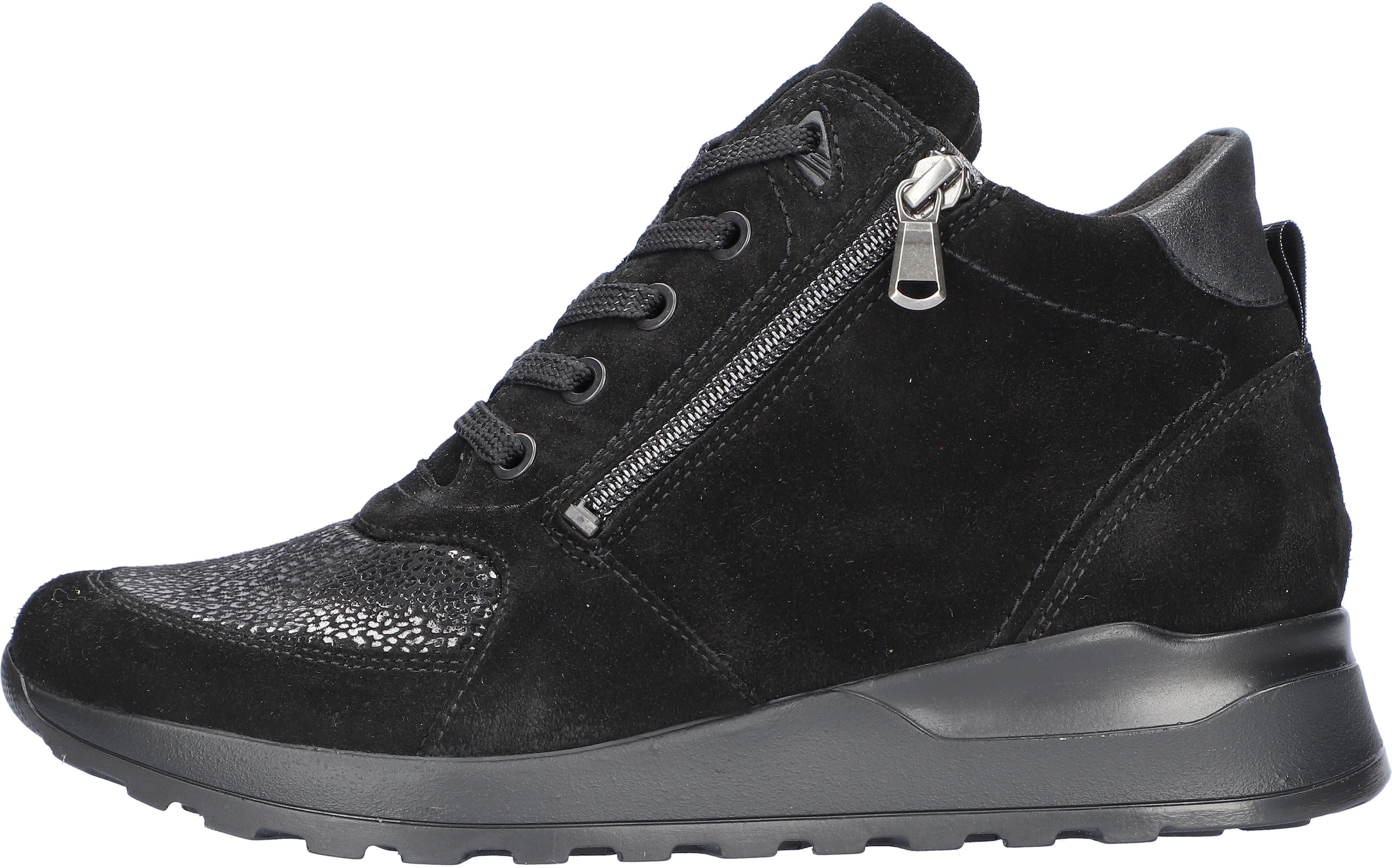 Waldläufer Schnürboots »HIROKO Soft«, Keilboots, Komfortschuh, Bequemschuh mit Orthotritt, G-Weite