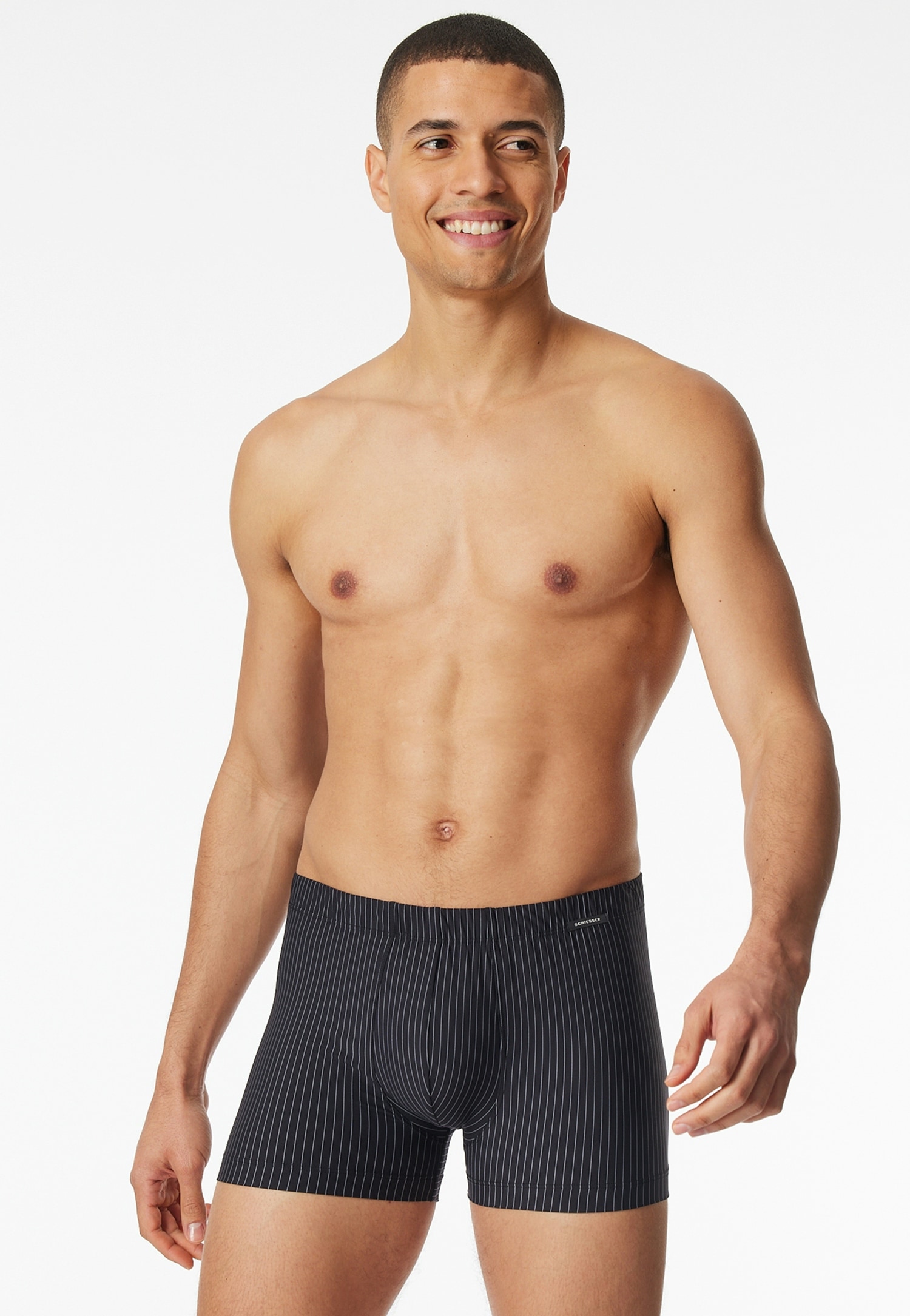 Schiesser Boxershorts »Pure Micro«, ohne Eingriff, mit extra softem, überzogenem Bundgummi