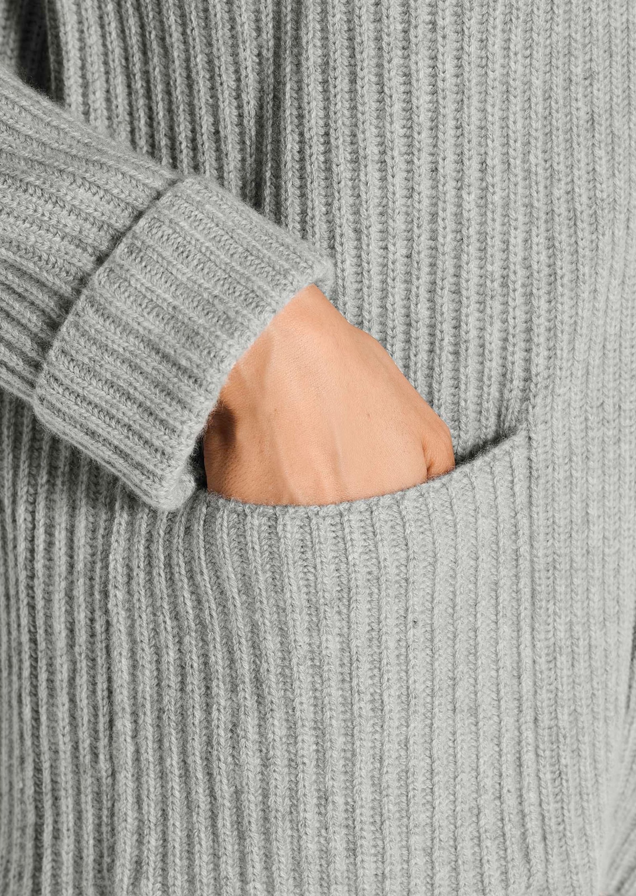 MADELEINE Strickjacke »Cardigan Weiche Wolljacke mit Reißverschluss« Grobstrick