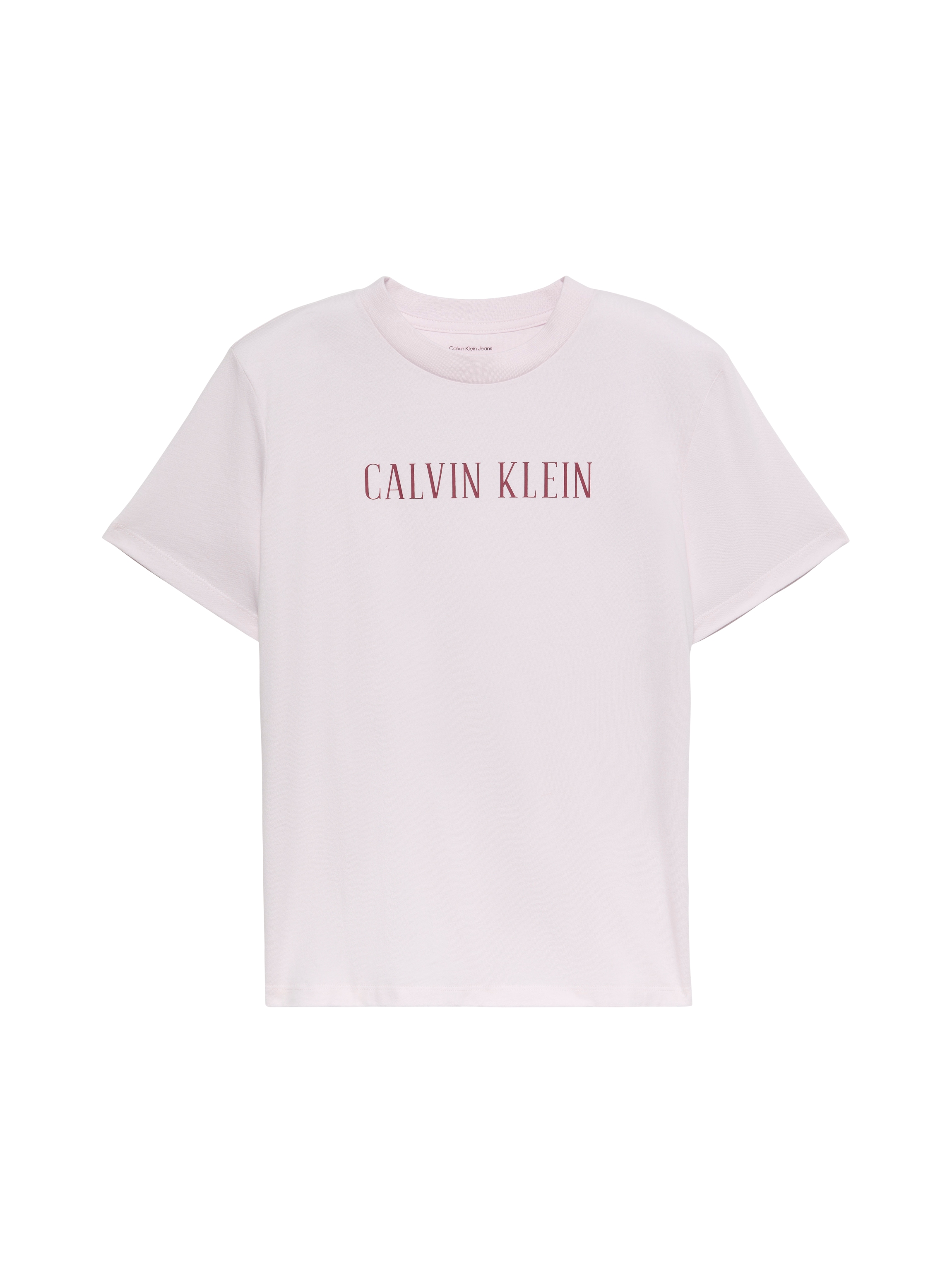 Calvin Klein Jeans T-Shirt Rundhalsausschnitt, Regular Fit, Logoschriftzug