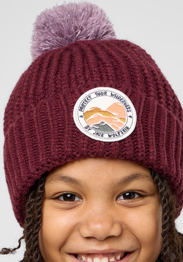 Jack Wolfskin Bommelmütze »POMPOM BADGE BEANIE K«