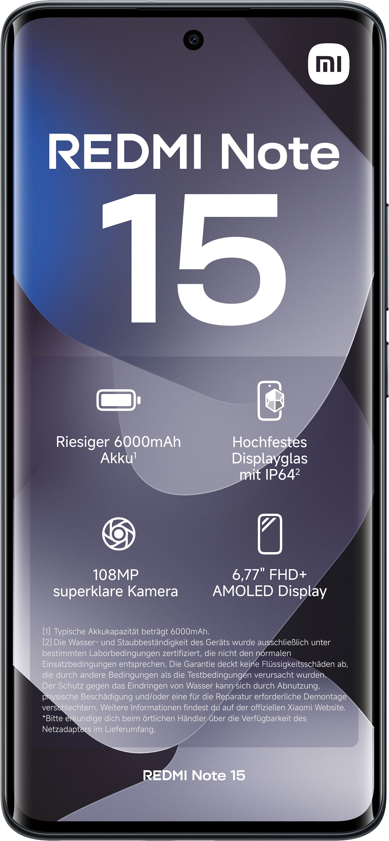 Xiaomi Smartphone »Redmi Note 15 6+128« black