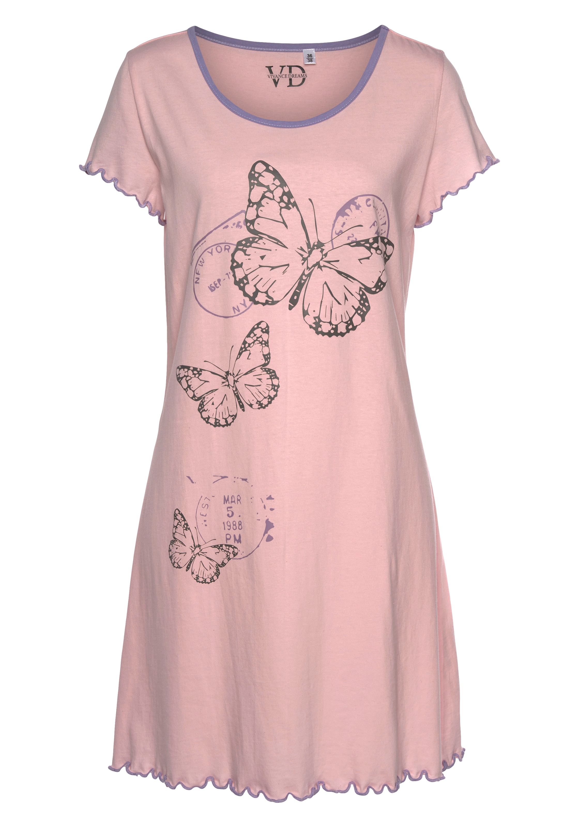 Motiv Dreams mit Nachthemd, | UNIVERSAL Vivance online Schmetterling kaufen