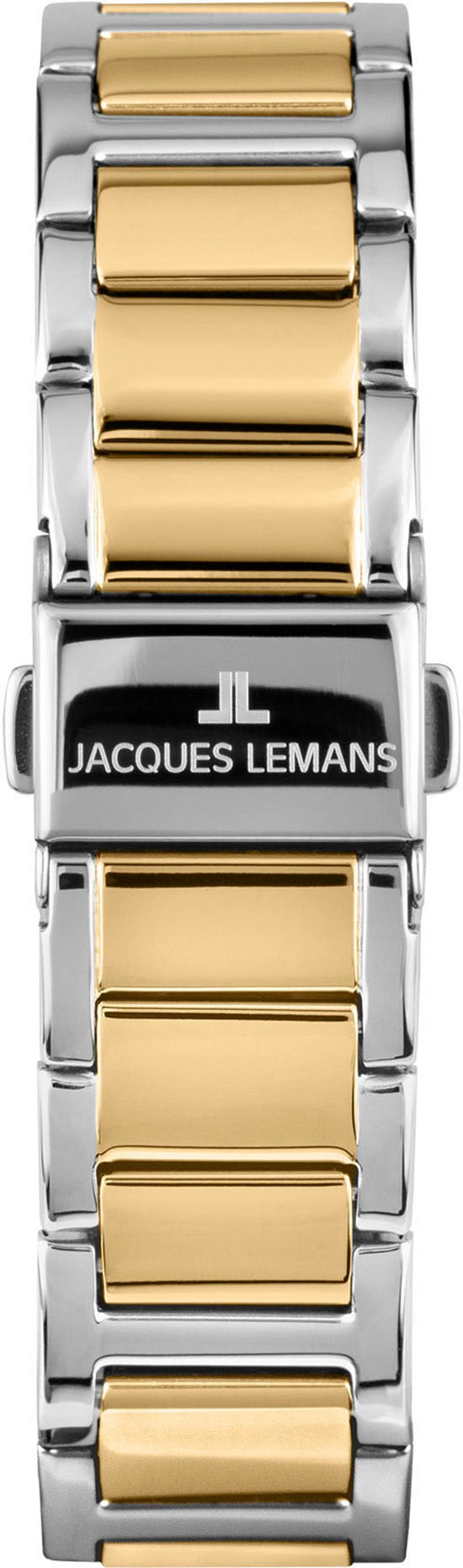 Jacques Lemans Chronograph »Venice«, Armbanduhr, Damenuhr, Edelstahlarmband, Stoppfunktion, Datum, Perlmutt