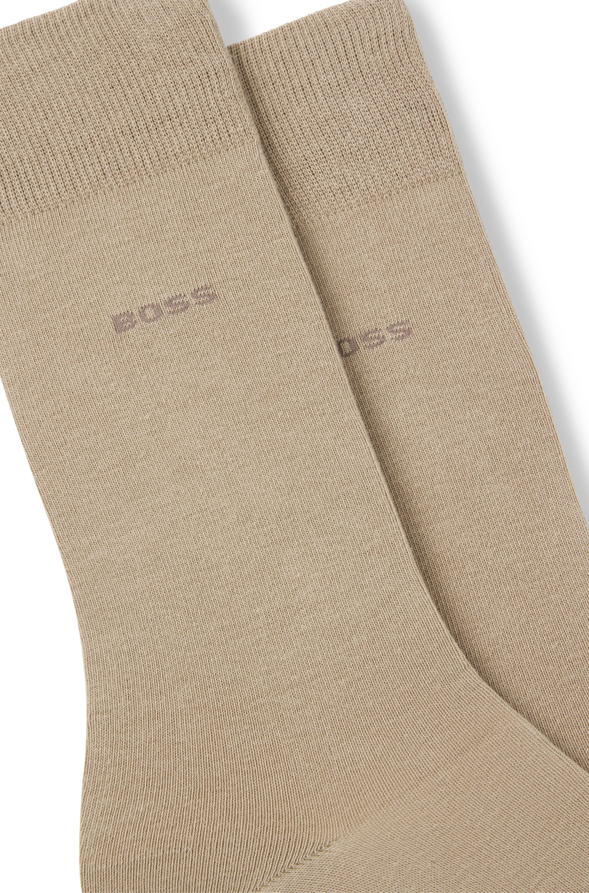 BOSS Businesssocken »2P RS Uni CC«, (Packung, 2 Paar, 2er), mit Markenlogo