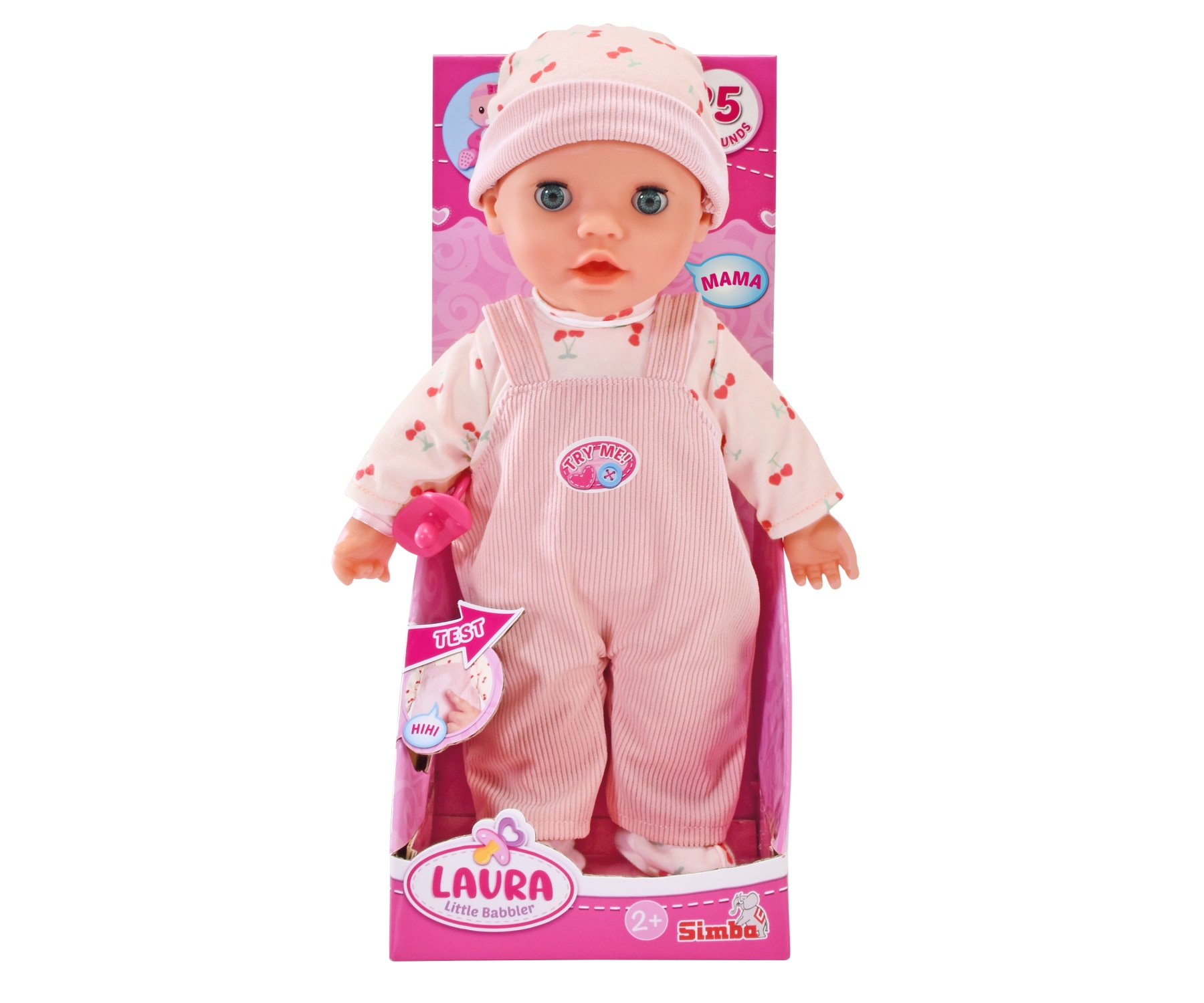 SIMBA Babypuppe »Laura Little Babbler« mit Funktionen