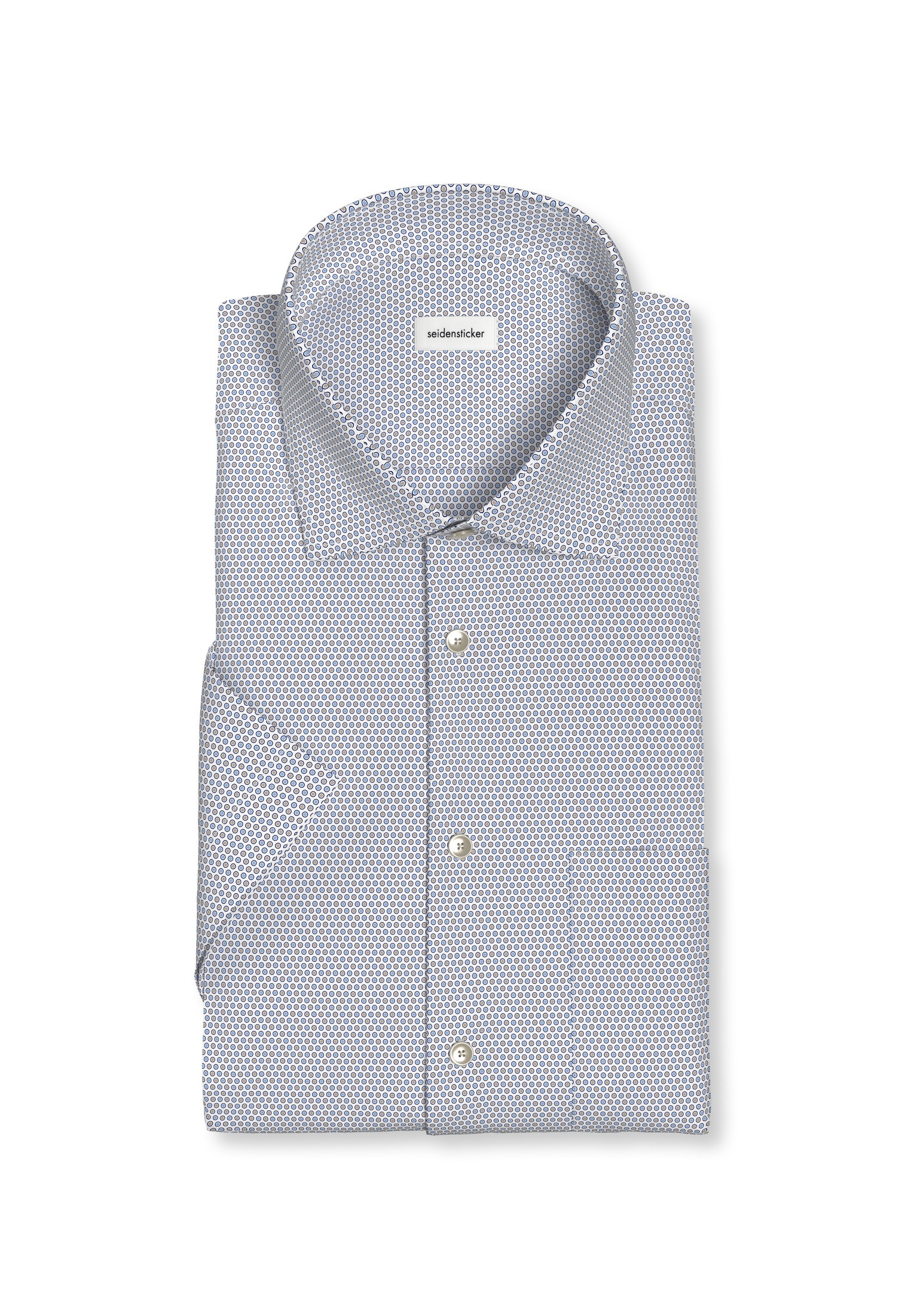 seidensticker Businesshemd »Regular« Regular Kurzarm Kentkragen Druck