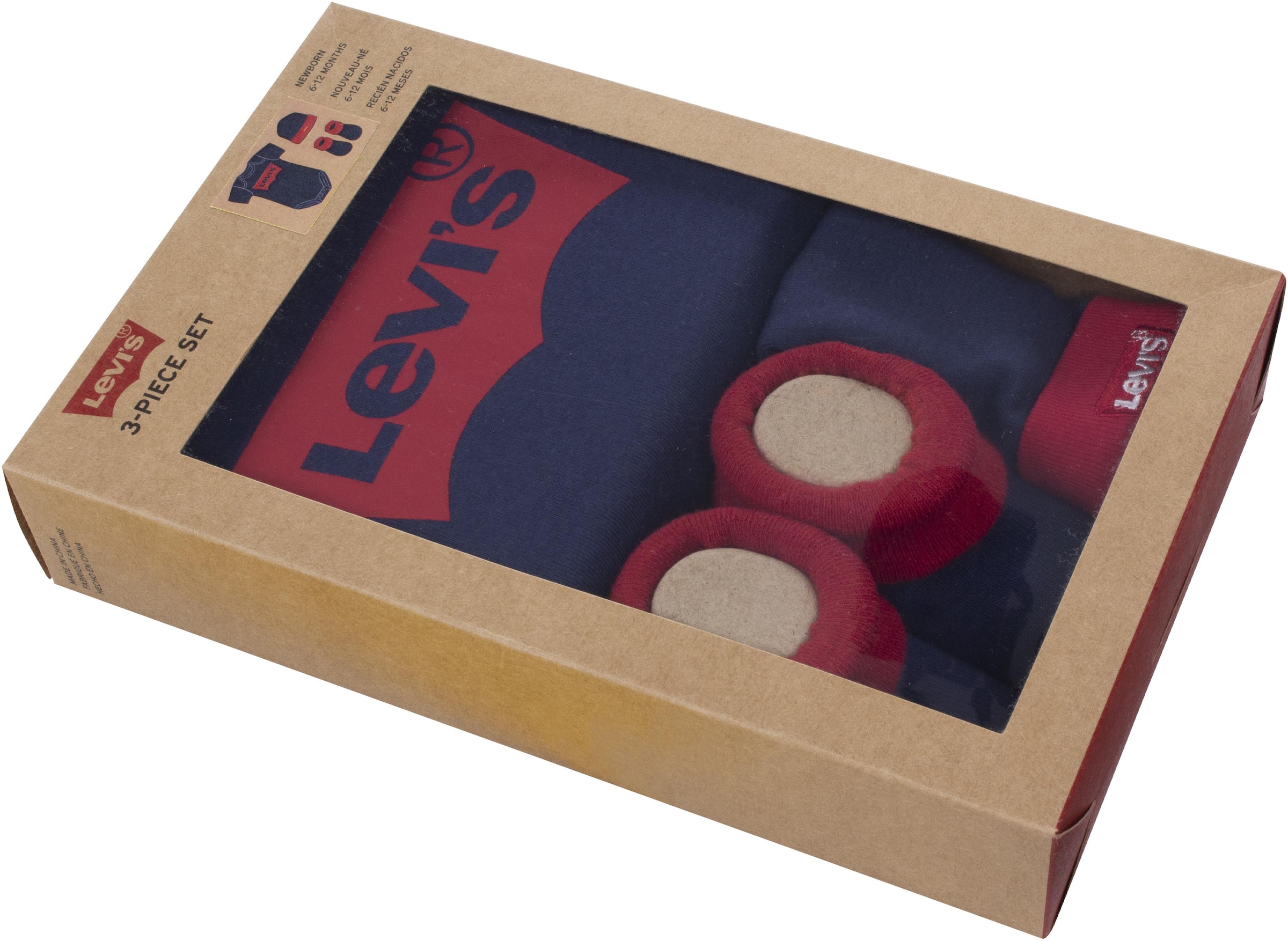 Levi's® Kids Body »Neugeborenen-Geschenkset«, (Set, 3 tlg.), BABY unisex