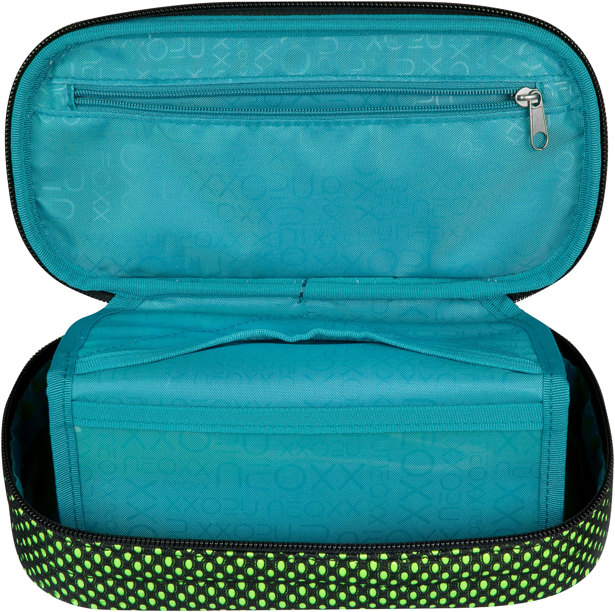 neoxx Schreibgeräteetui »Schlamperbox, Jump, All about Neon«, teilweise aus recyceltem Material