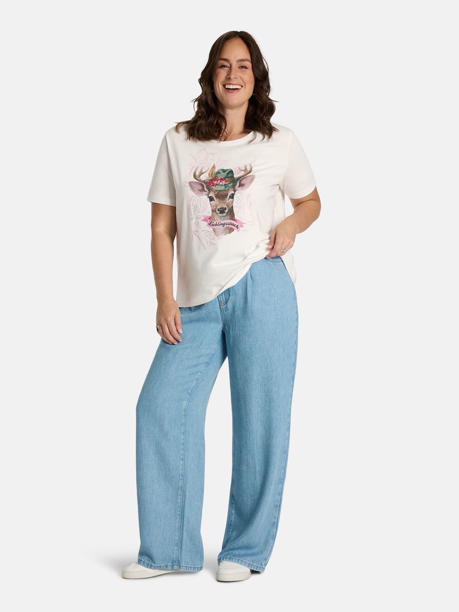 Lieblingsstück Rundhalsshirt »Cara« mit Frontprint