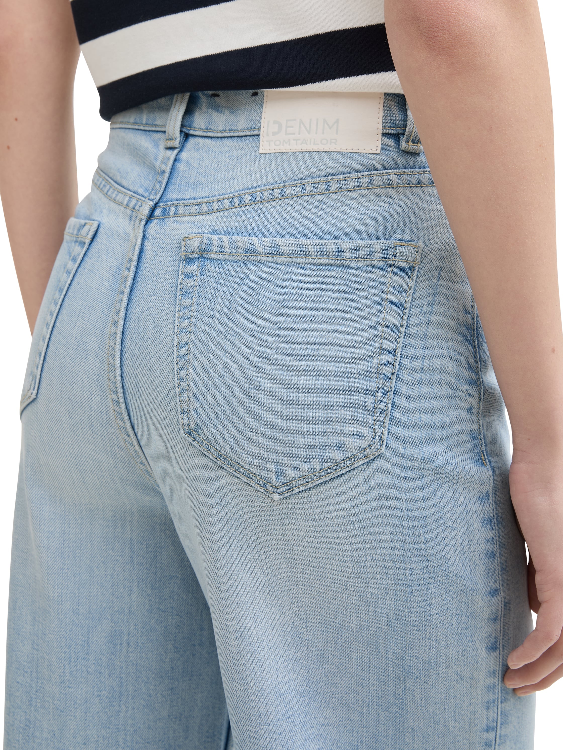 TOM TAILOR Denim Weite Jeans, mit Stretch