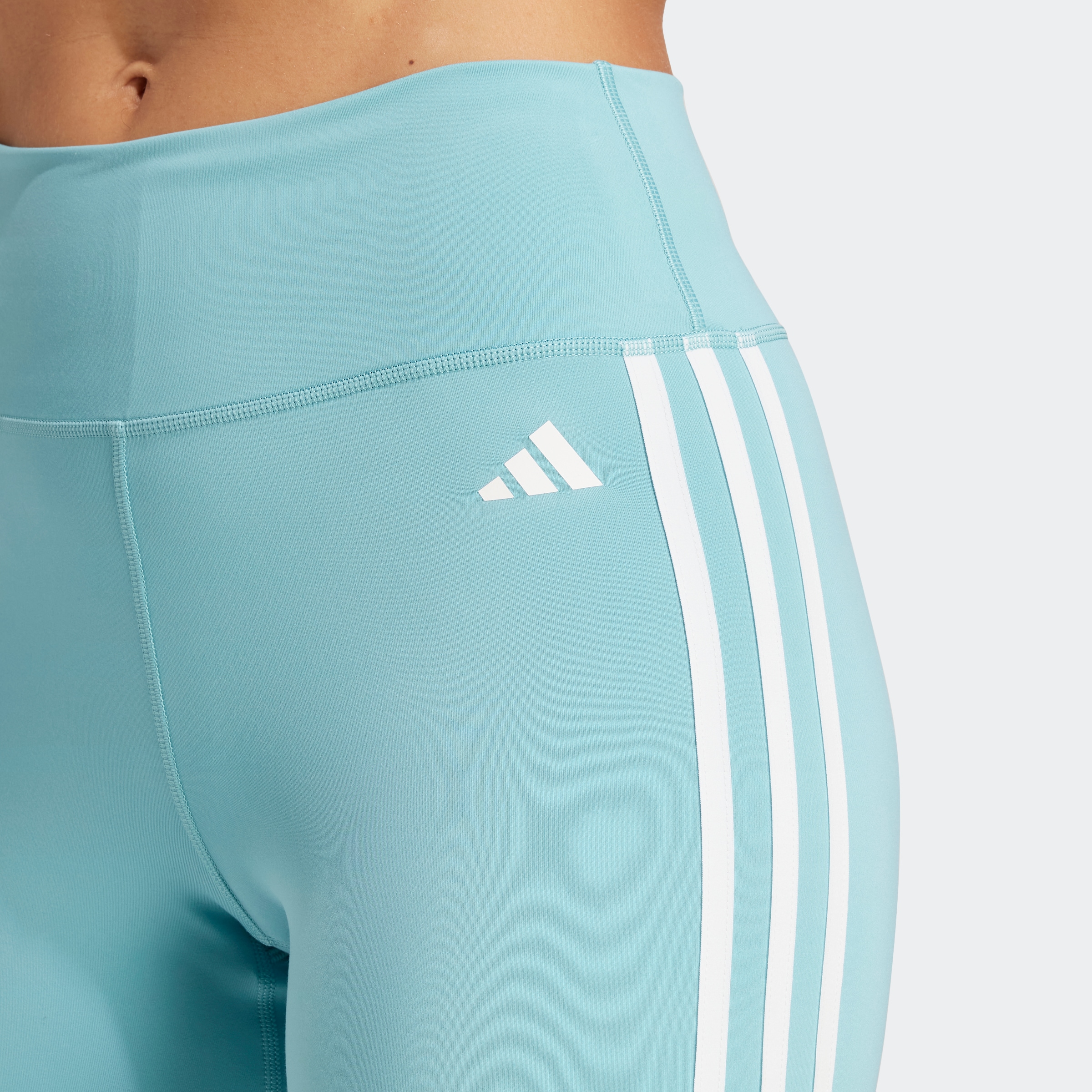 adidas Performance Shorts »TRAINING ESSENTIALS 3STREIFEN HIGHWAISTED KURZE«, (1 tlg.)