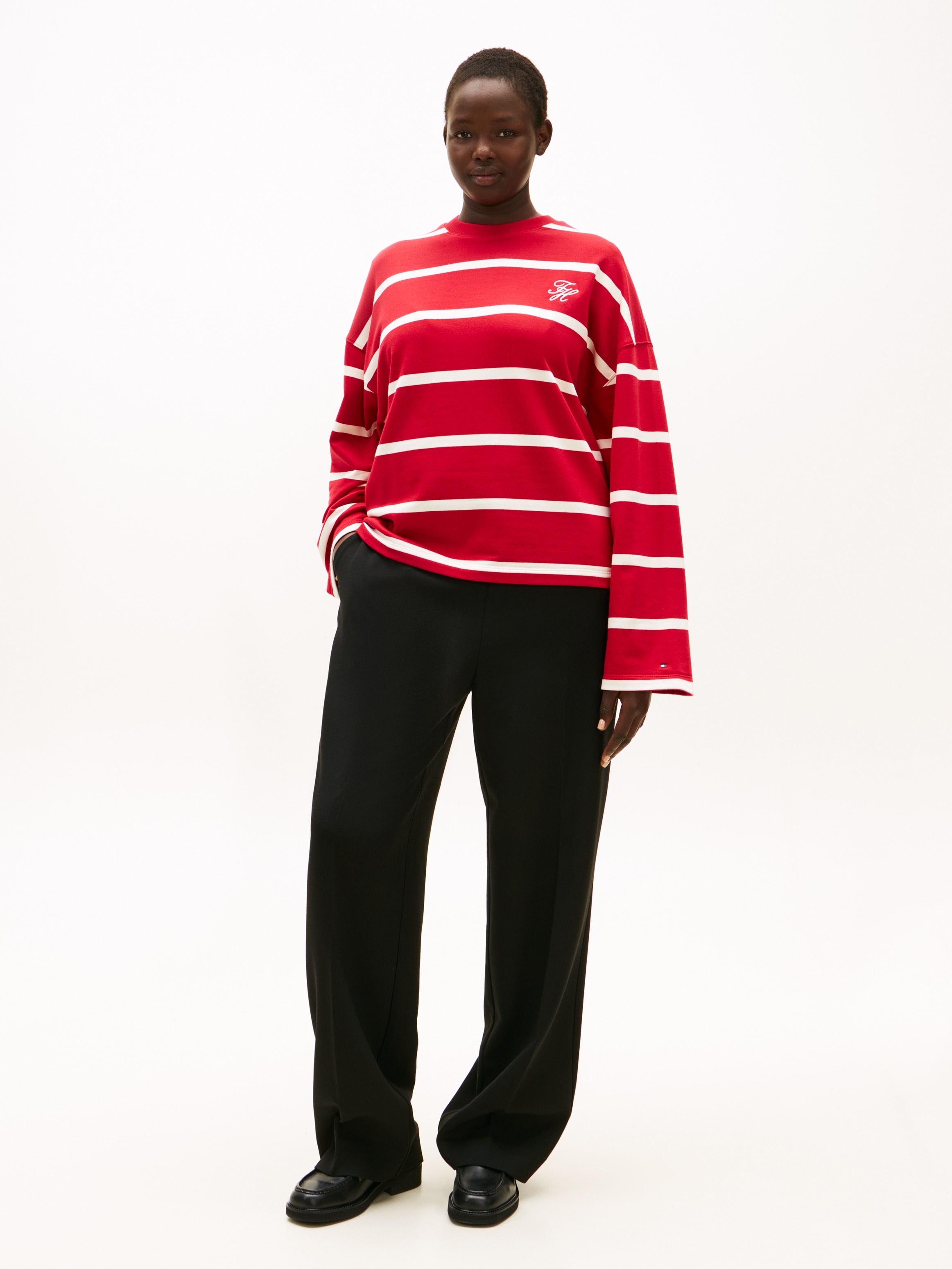 Tommy Hilfiger Curve Sweatshirt »CRV TH SCRIPT MDRN TERRY SWTSHRT«, in großen Größen
