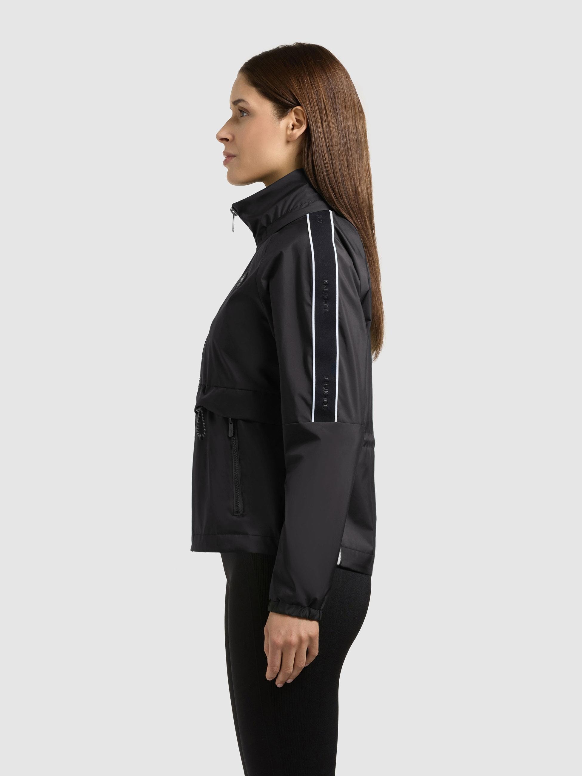 khujo Windbreaker »Windbreaker Olia« mit Kapuze Übergangsjacke mit im Kragen verstaubarer Kapuze