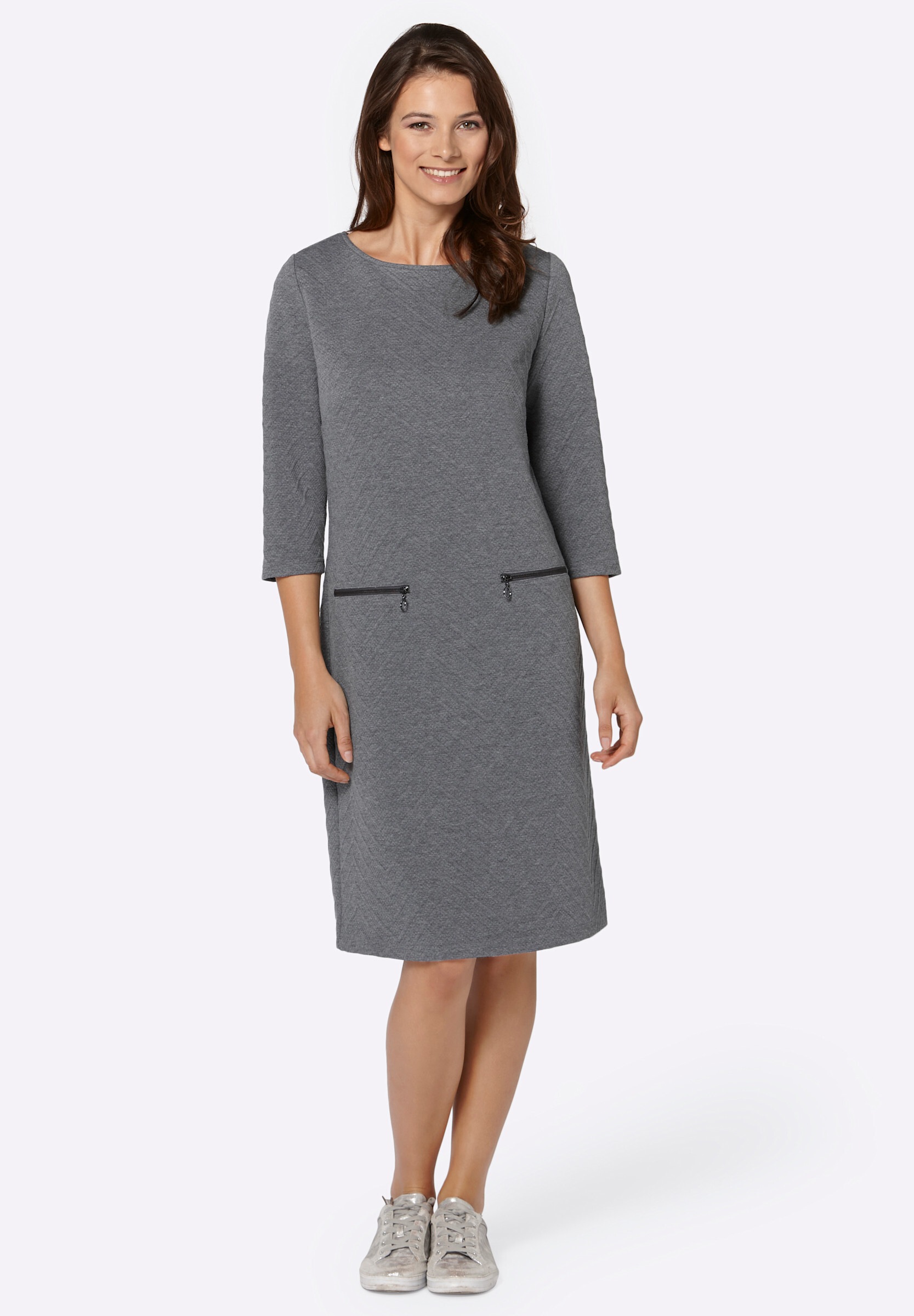 Witt Etuikleid »Jersey-Kleid Druckkleid in Jersey-Jacquard-Qualität« Faketasche