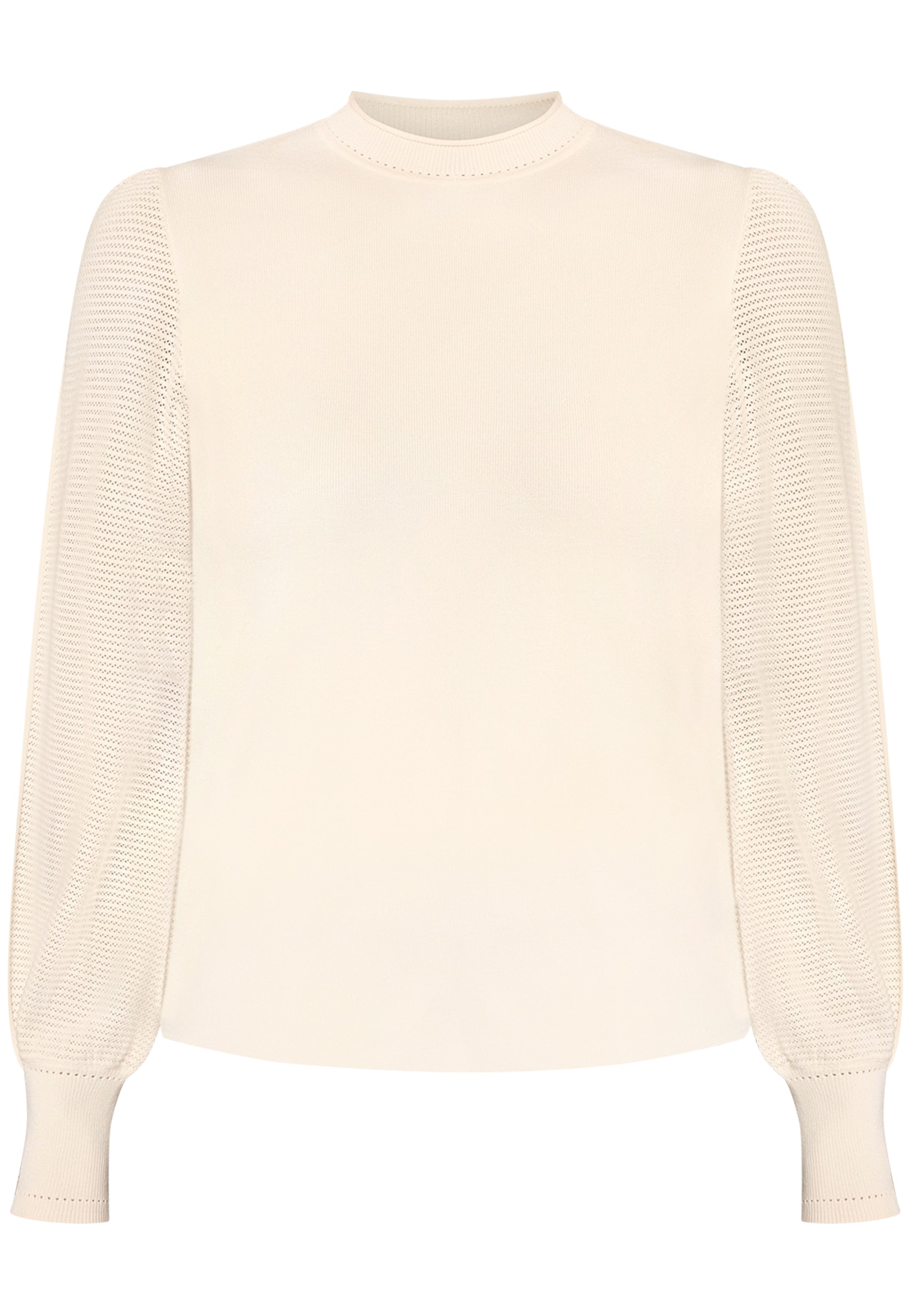 Zero Rundhalspullover »Pullover mit hohem Kragen«