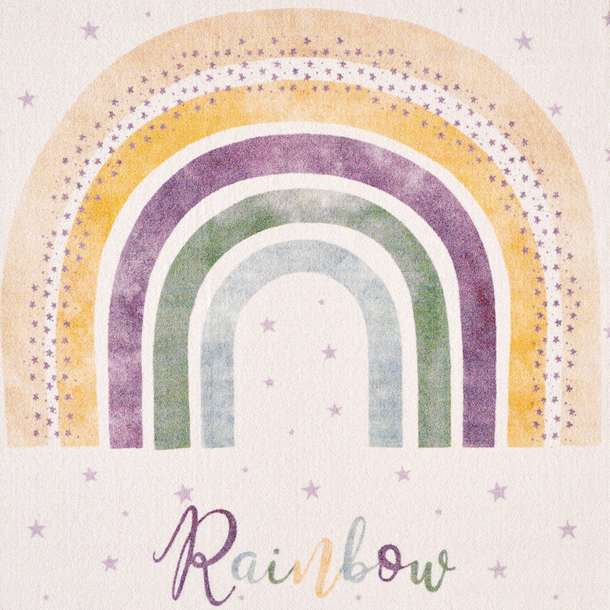 Ayyildiz Teppiche Kinderteppich »PLAY 2018« rechteckig 8 mm Höhe rutschhemmend, bunt Motiv Regenbogen, Kurzflor